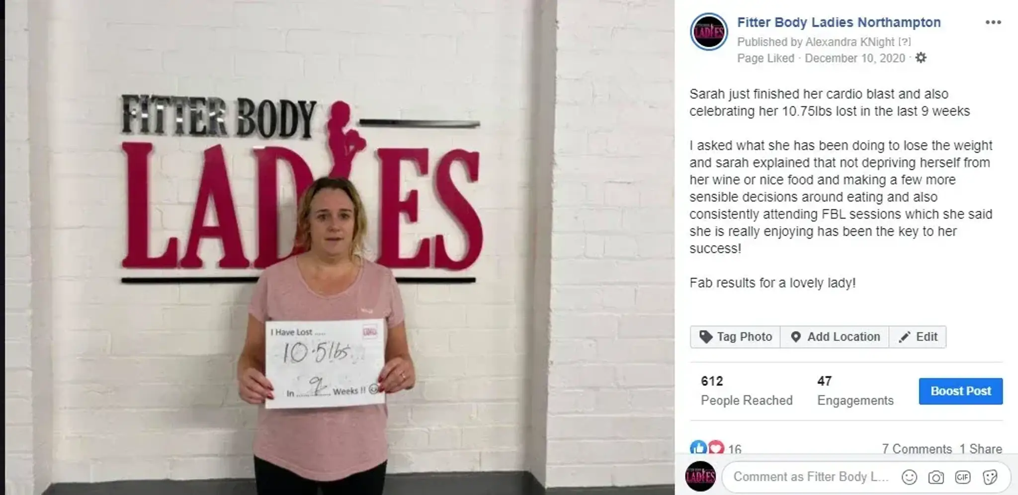 Fitter body ladies Wellingborough Ltd