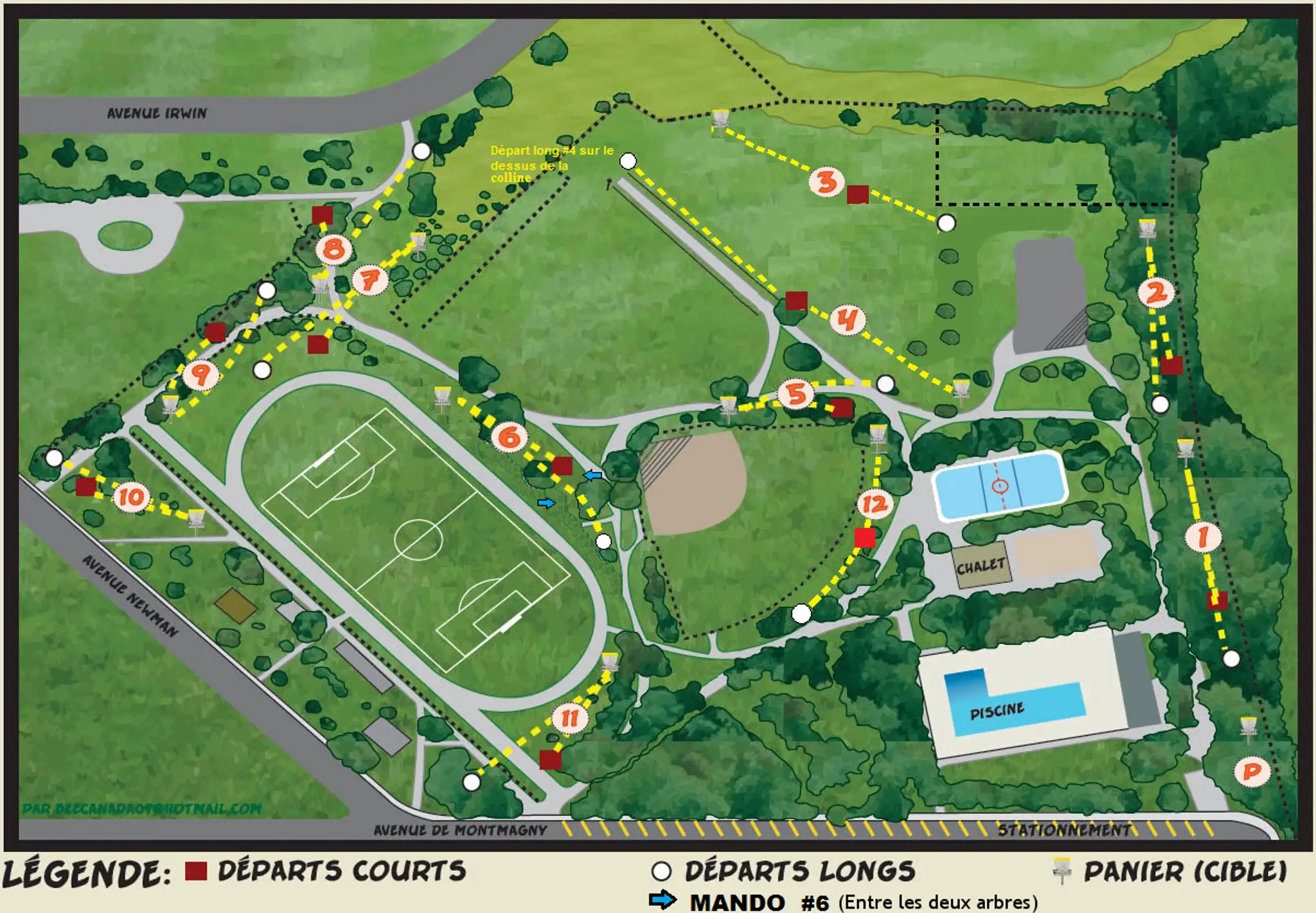 Parcours De Disc Golf Ignace-Bourget