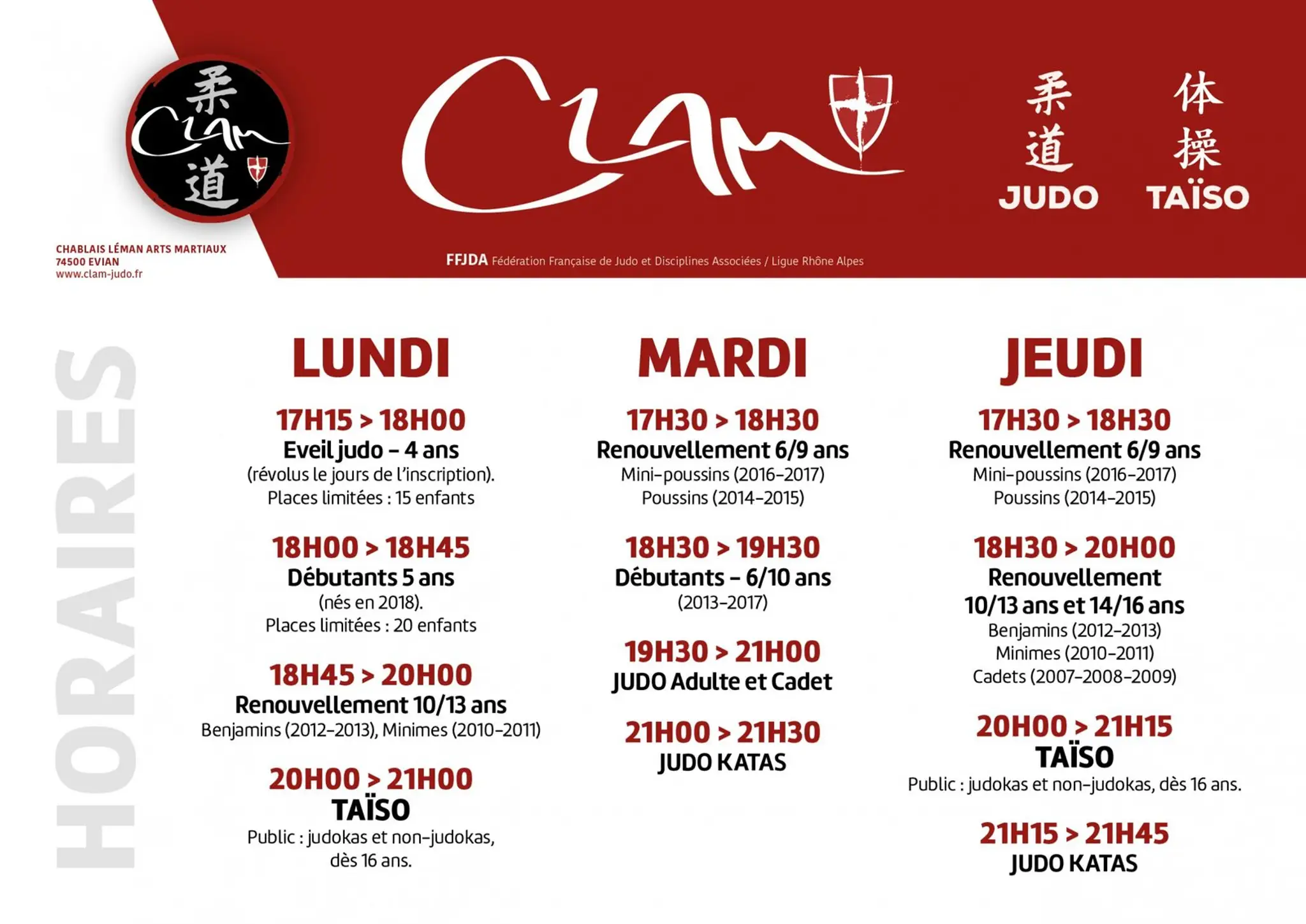 Judo Club Evian Chablais Léman Arts Martiaux