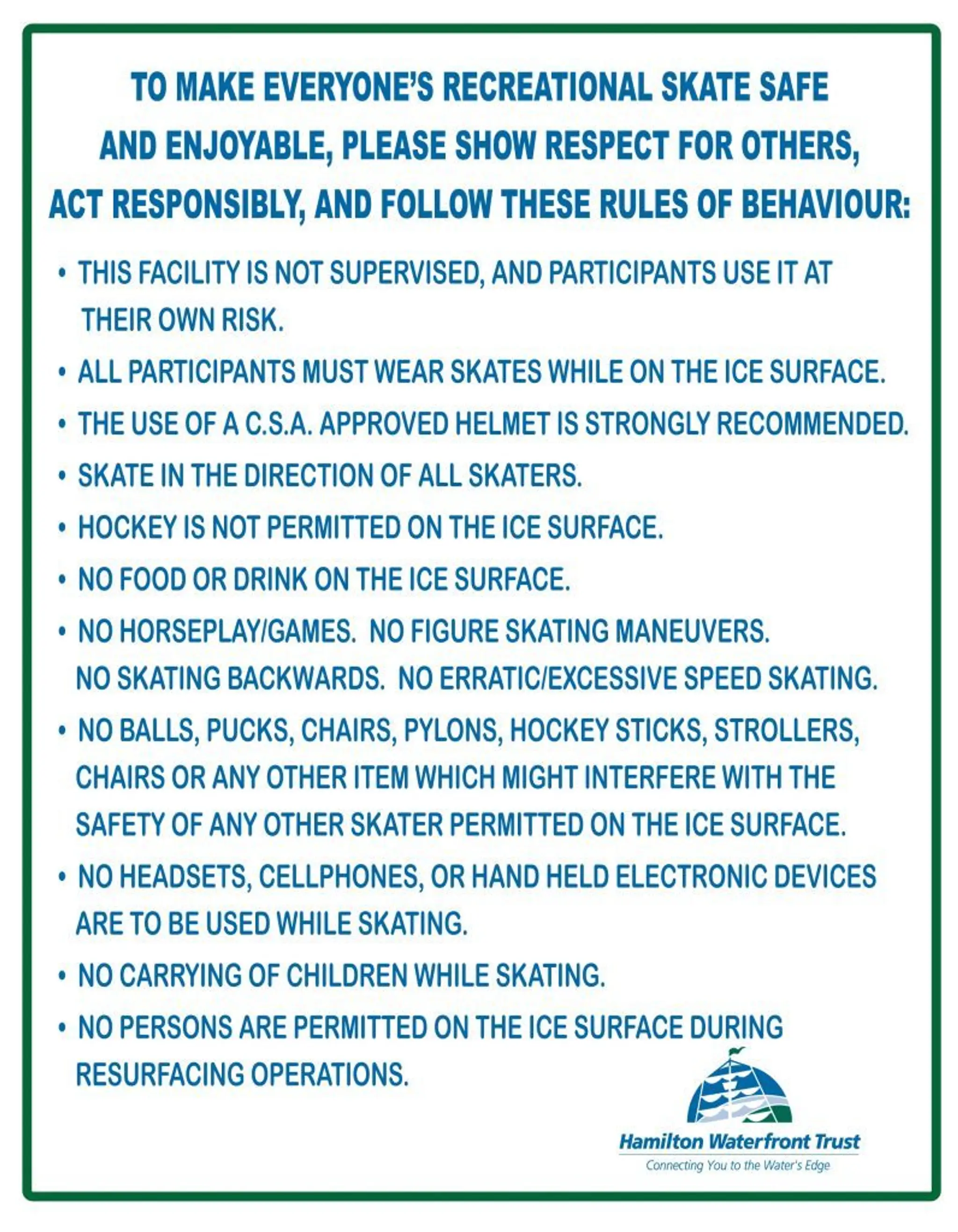 Outdoor Skating Rink at Pier 8