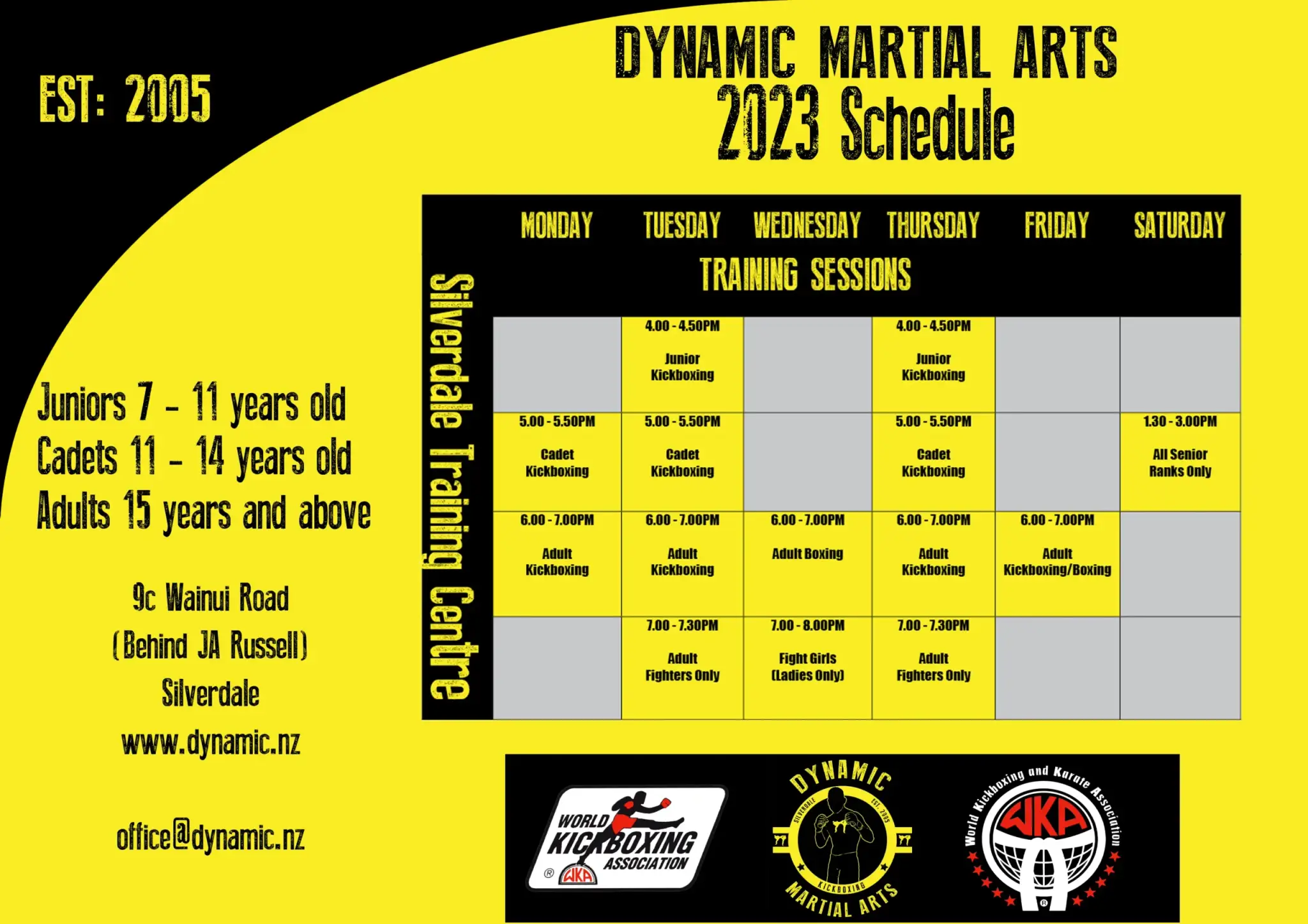 Dynamic Martial Arts - Silverdale training Centre