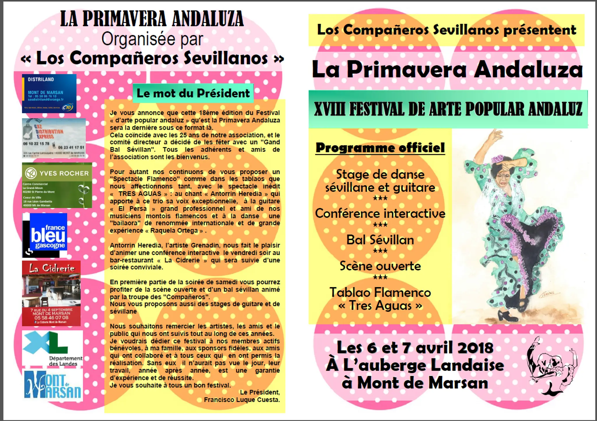 Los Companeros Sevillanos : Dance School Flamenco Et Sevillanes