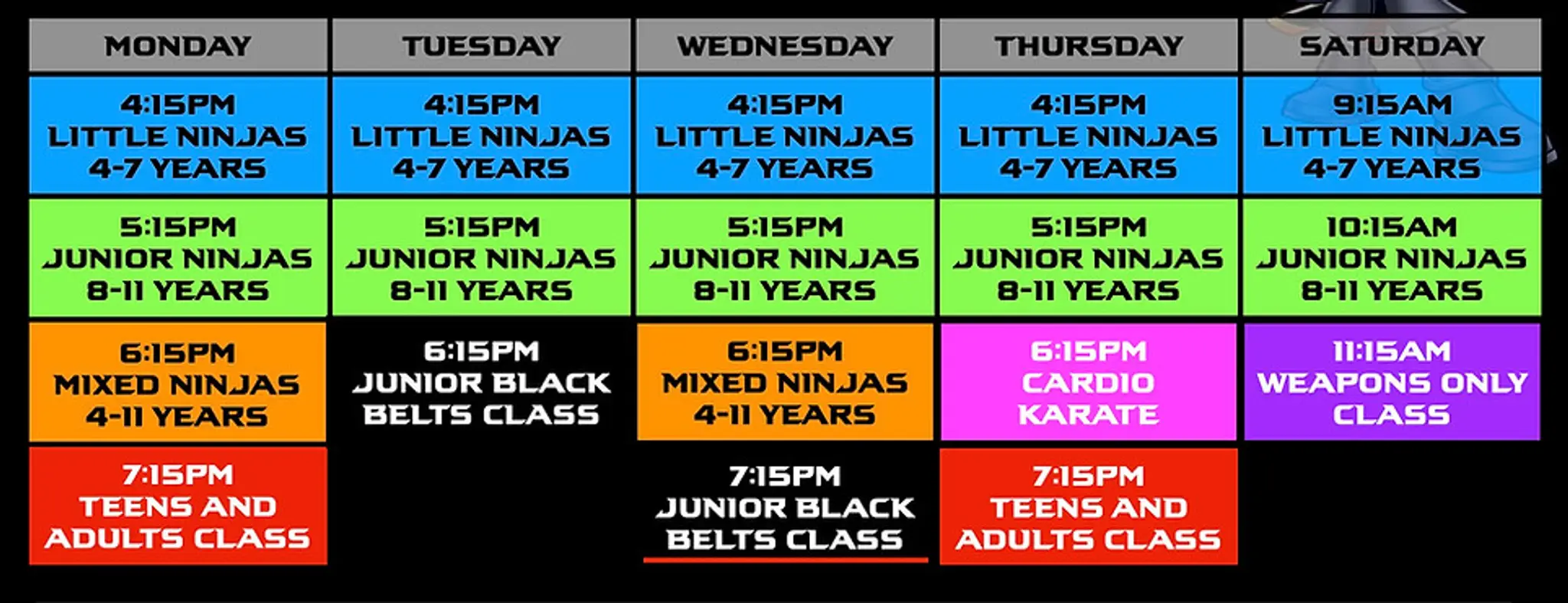 Karate and Ninja School - Tenshi-Do Martial Arts