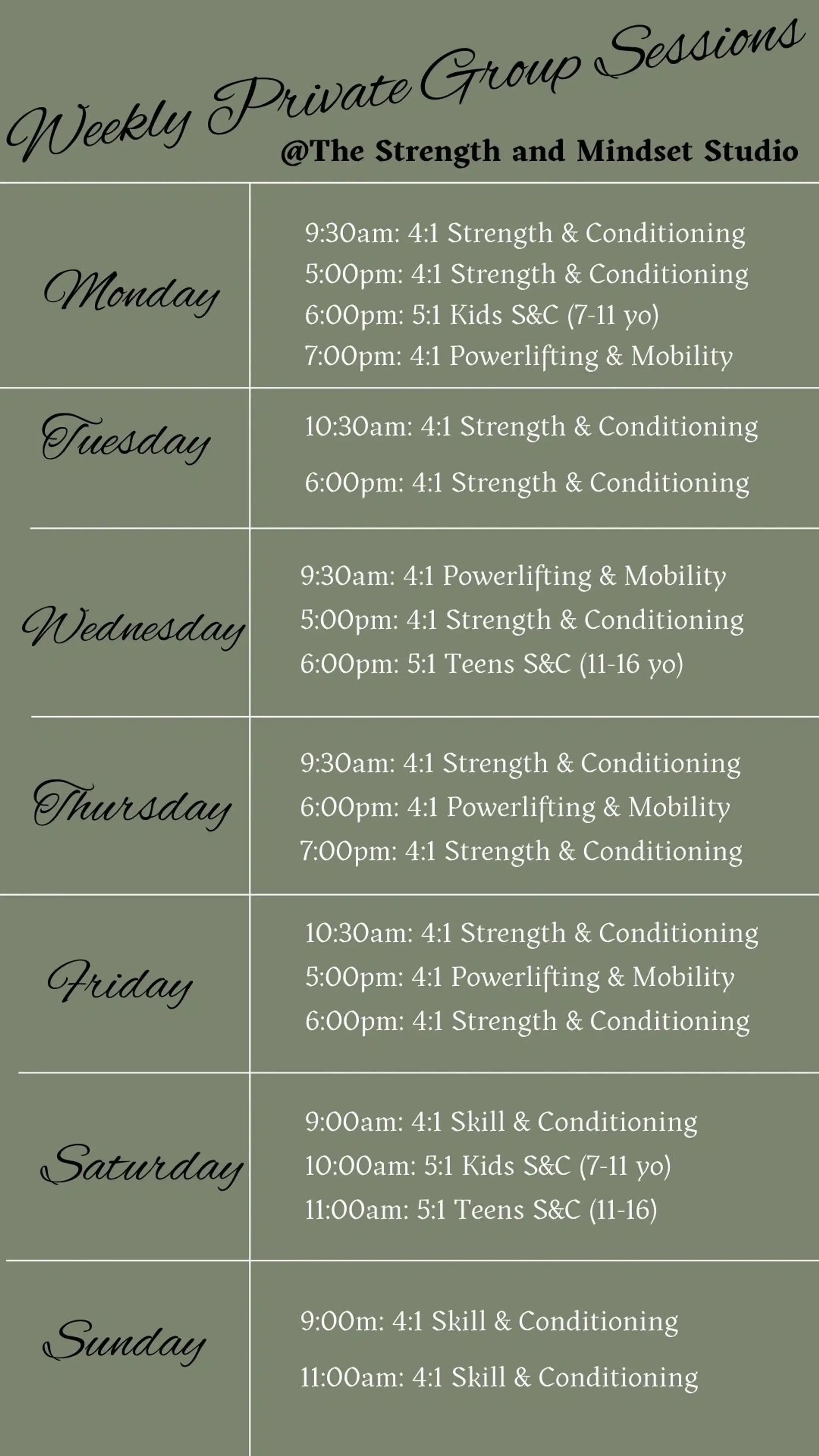 Strength and Mindset