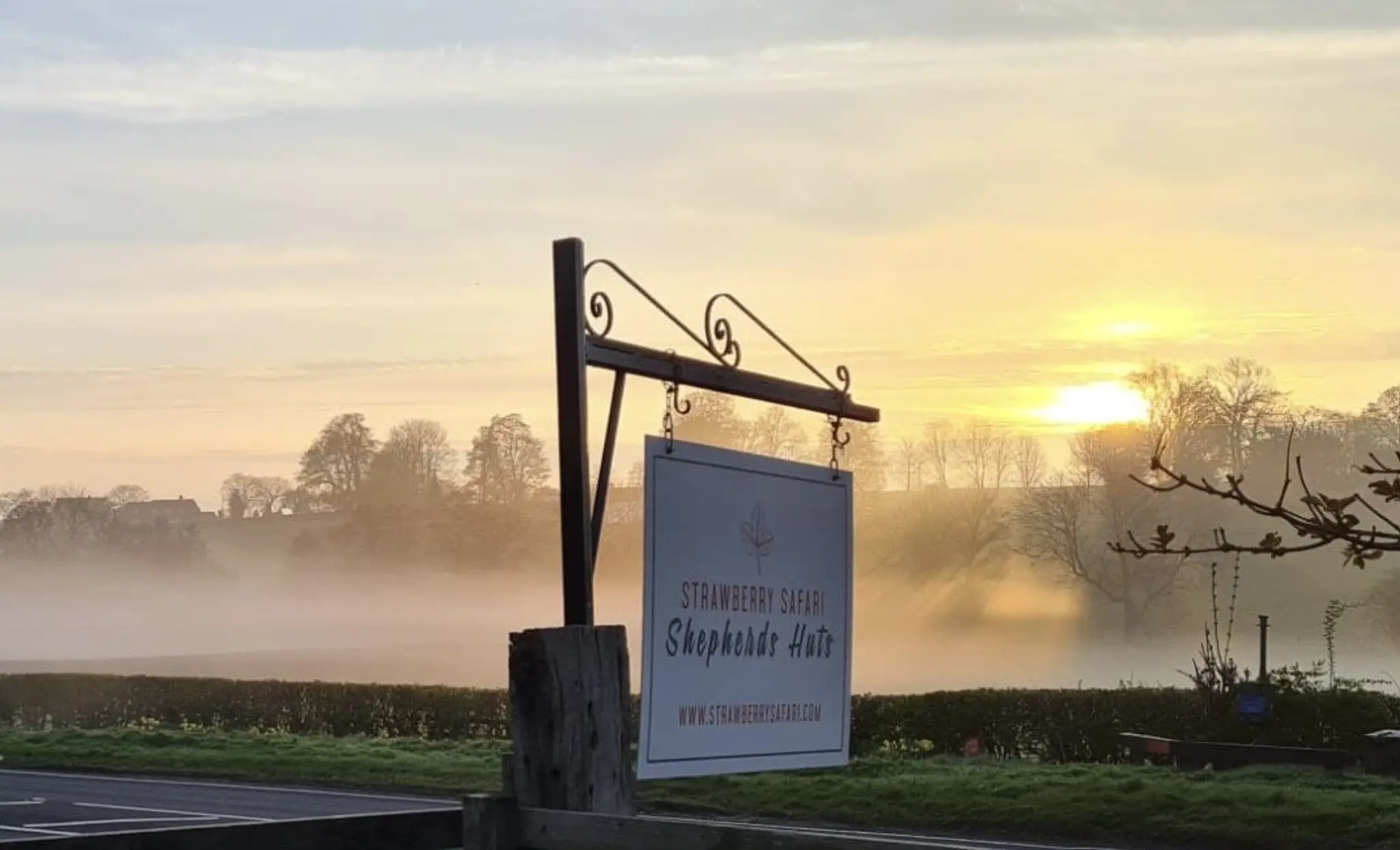 Strawberry Safari Shepherds huts