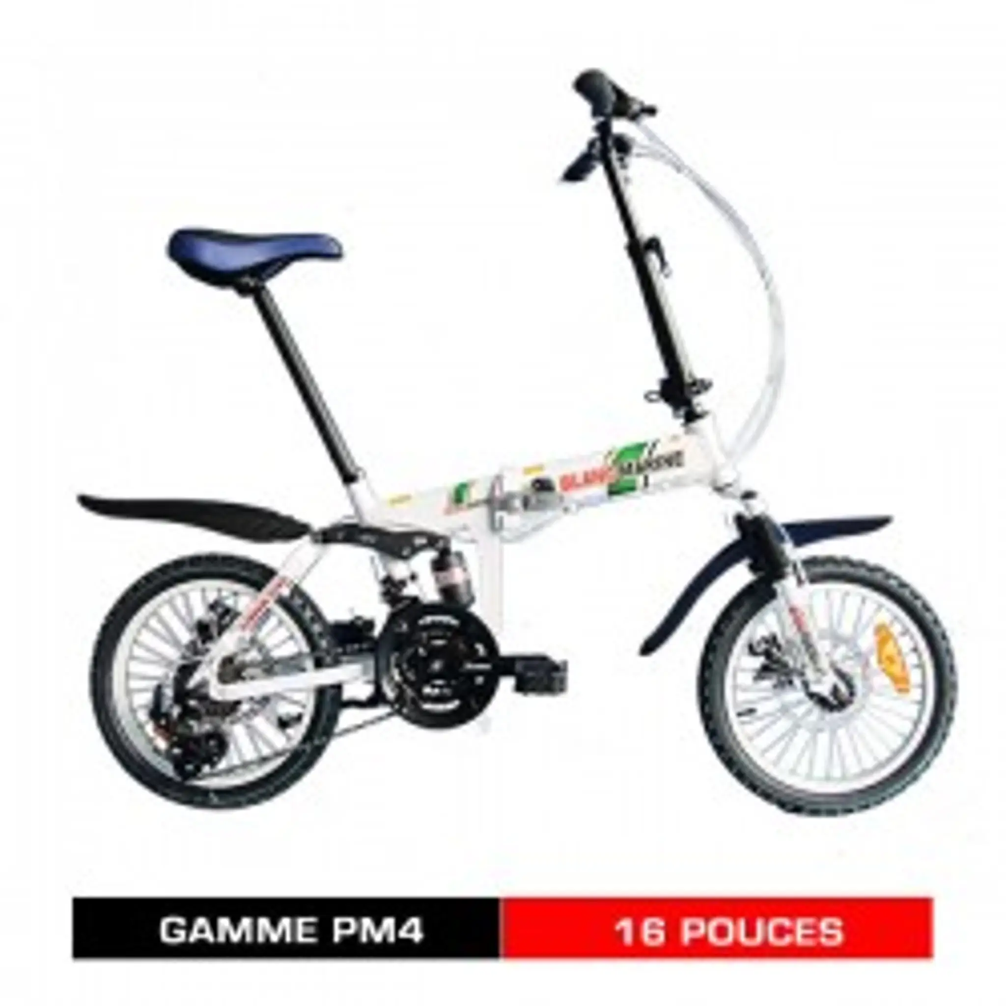 BLANC MARINE N°1 du vélo pliant et du vélo pliant électrique en France