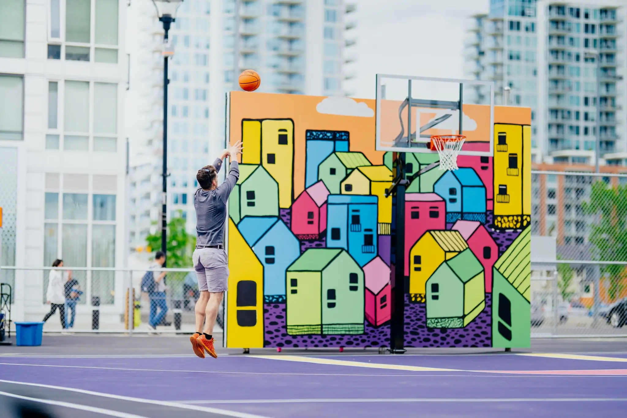 The Bounce Outdoor Basketball Court