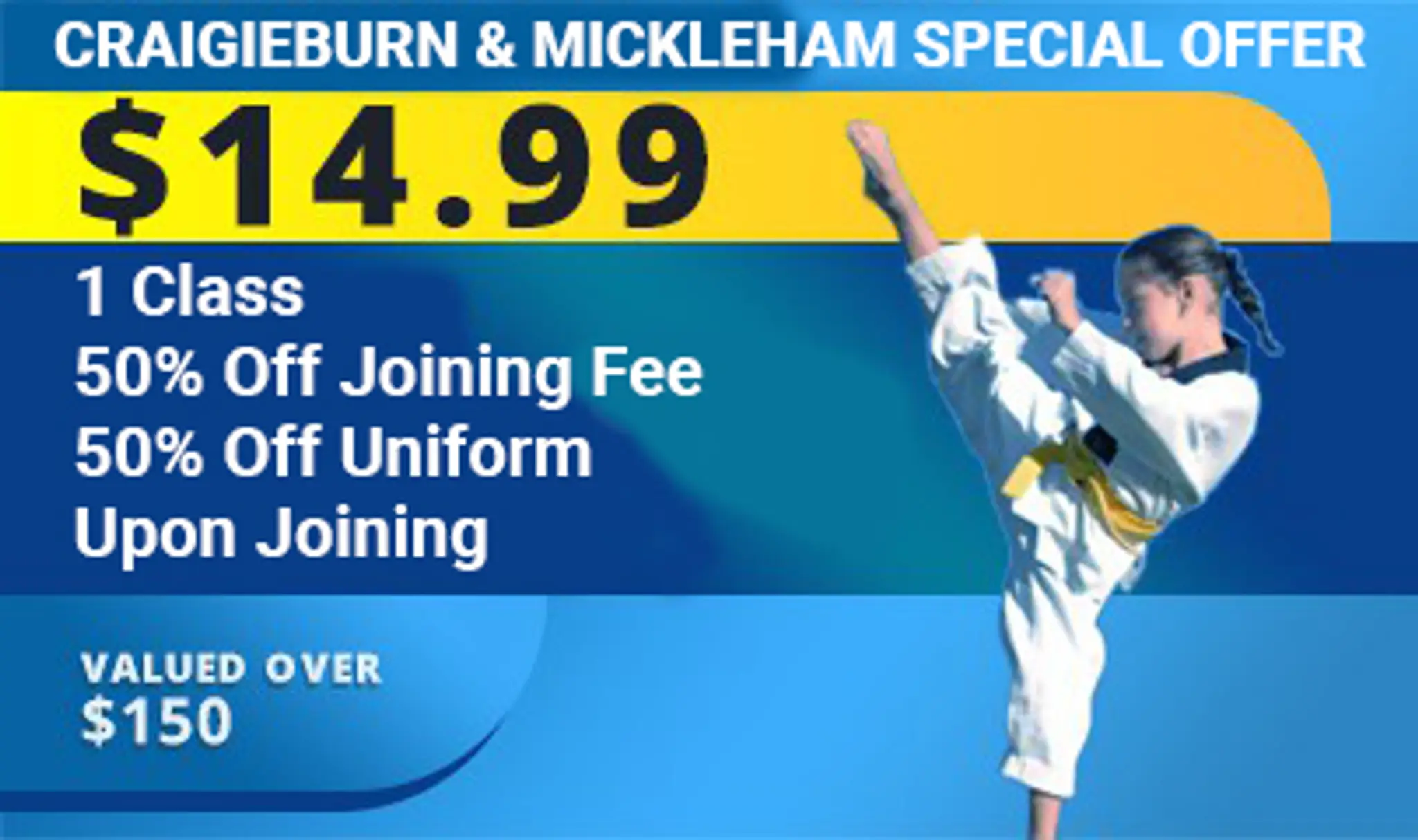 Progress Taekwondo Martial Arts in Craigieburn for Kids & Teens 3-7 & 8-15