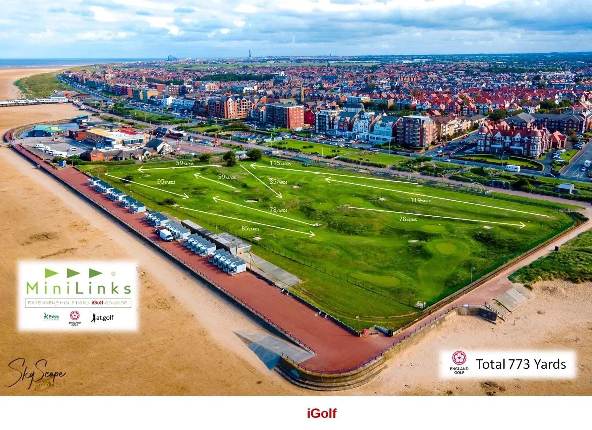 MiniLinks 18 Hole Par3 Golf Course, Crazy Golf & Pennines Putting Green & NIGHT GOLF