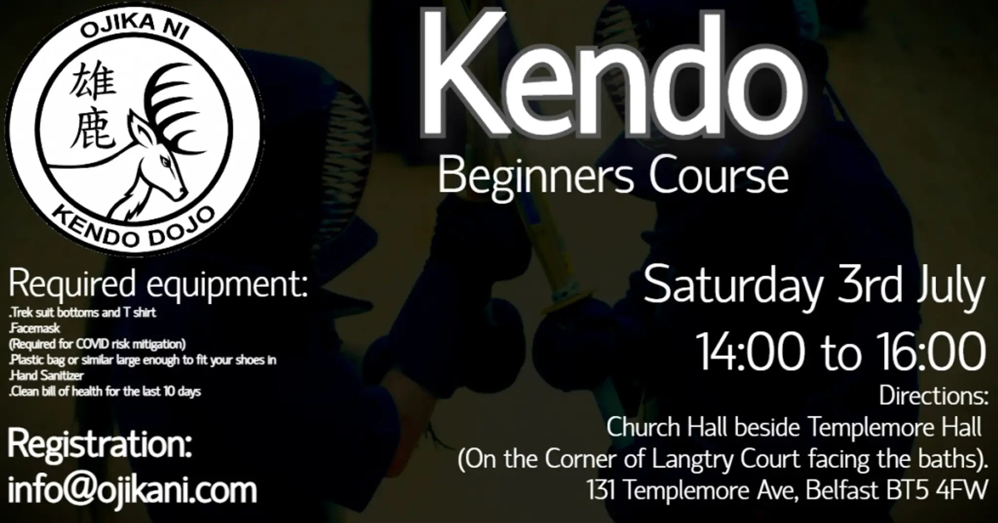 Ojika Ni Kendo, Iaido And Jodo Dojo