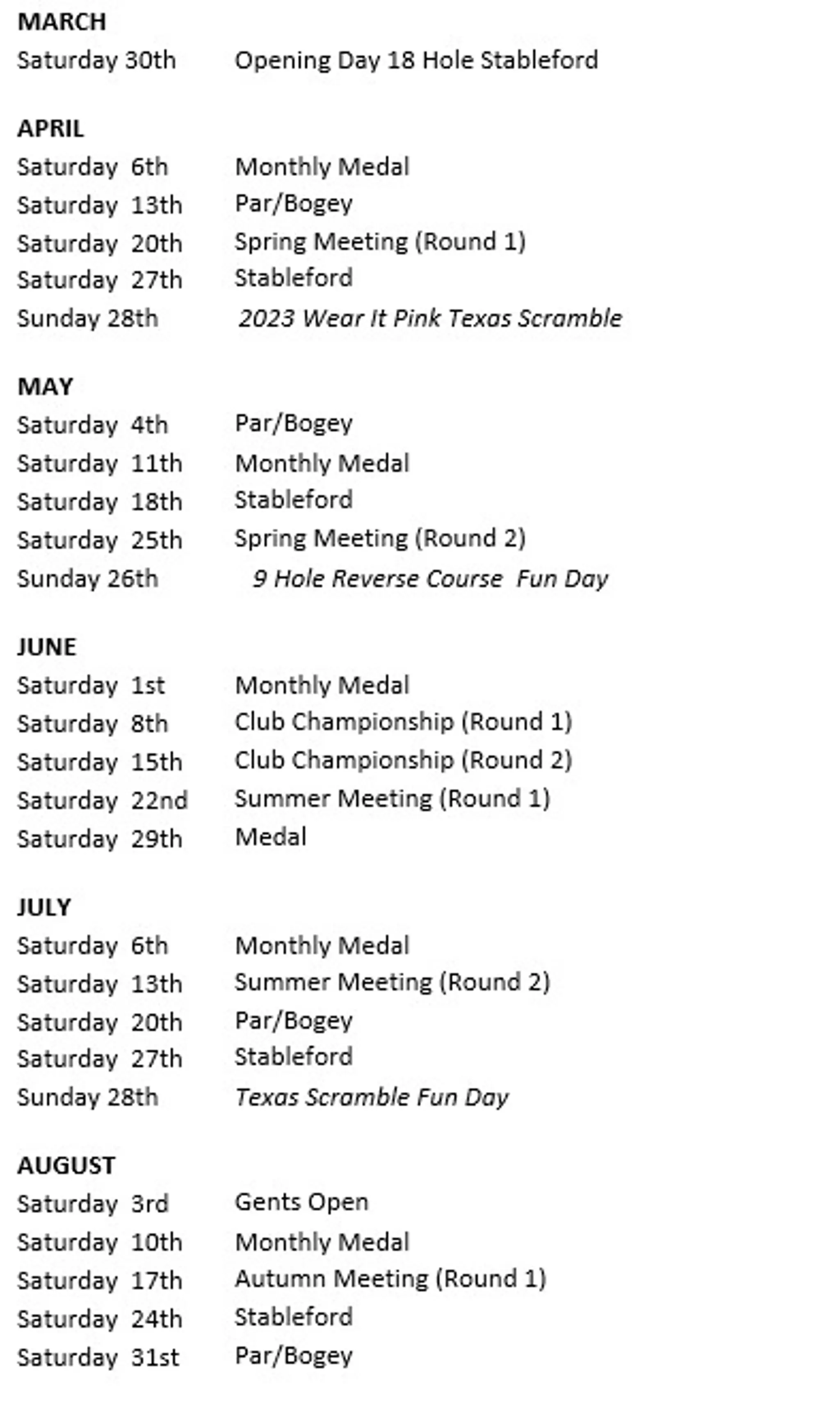 Inchmarlo Golf Centre