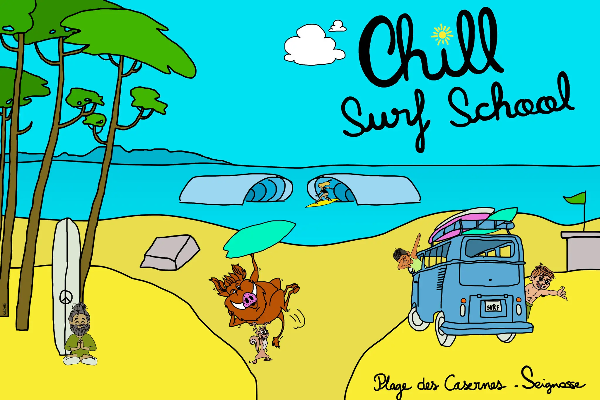 Chill Surf School Surf School & Surf Camp À Seignosse