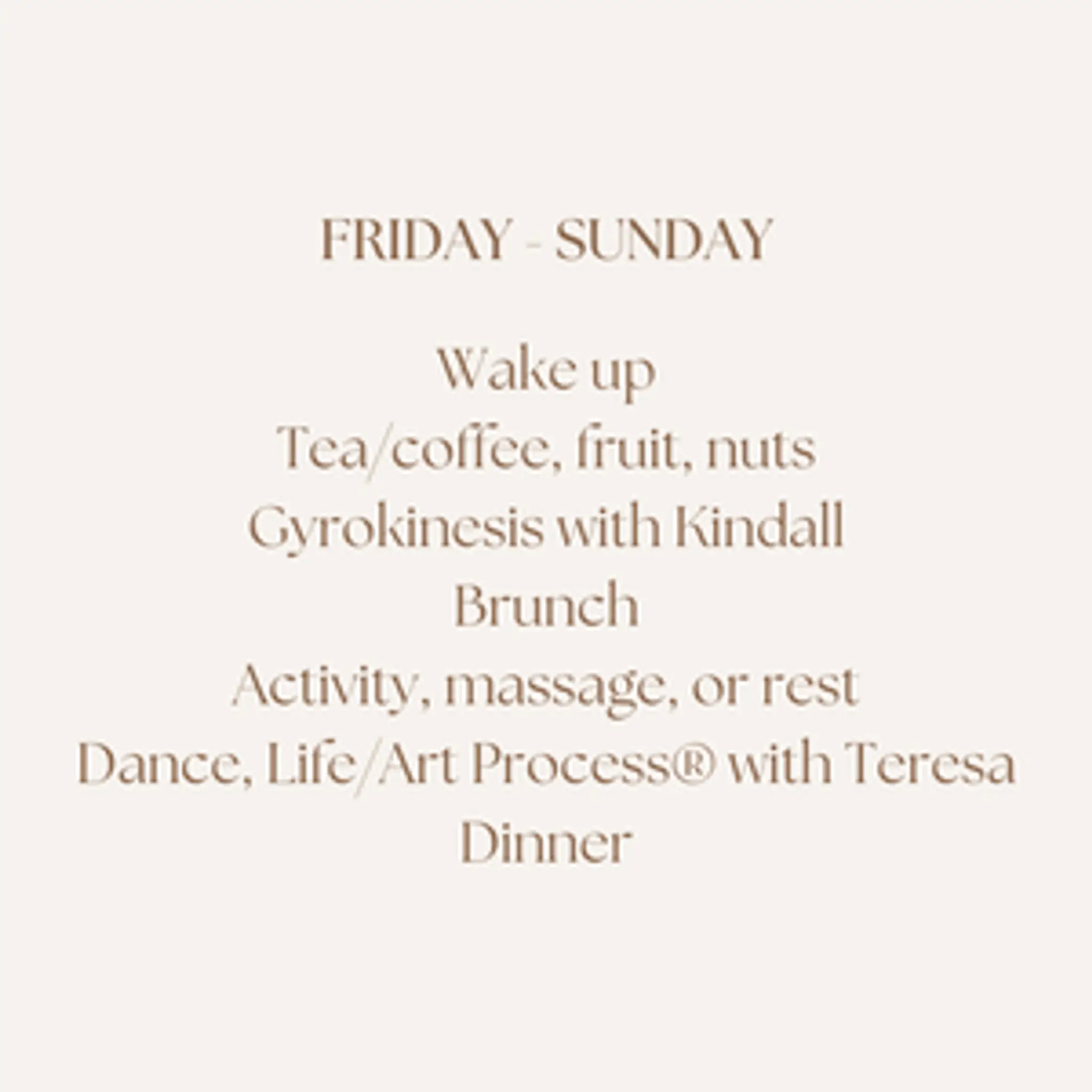 Move with Kindall - Gyrotonic Home Studio