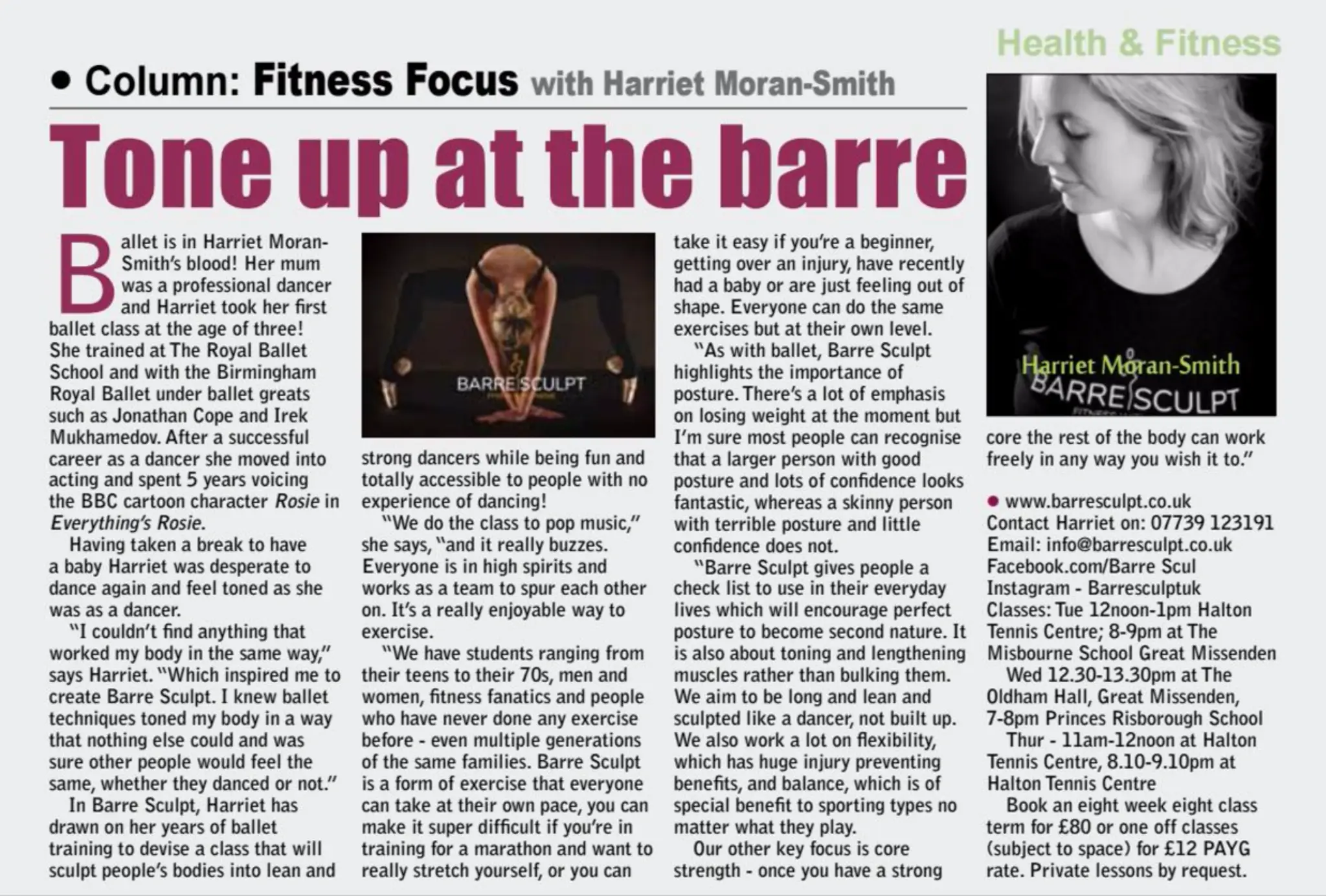Barre Sculpt
