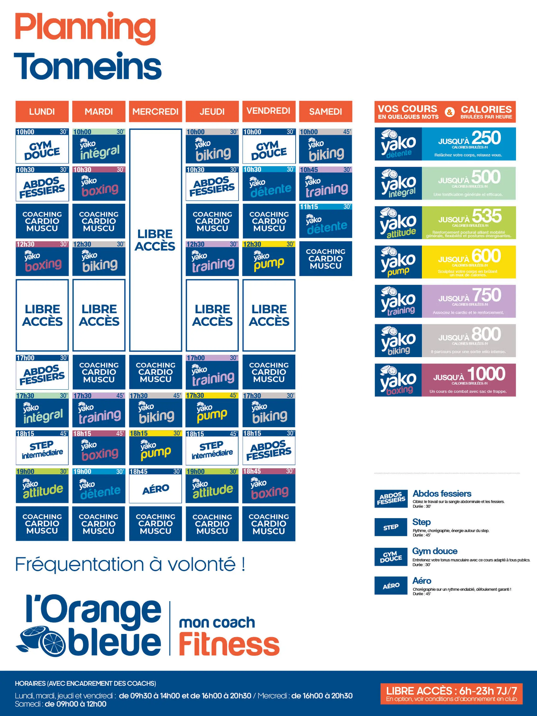 Orange Bleue Room De Sport