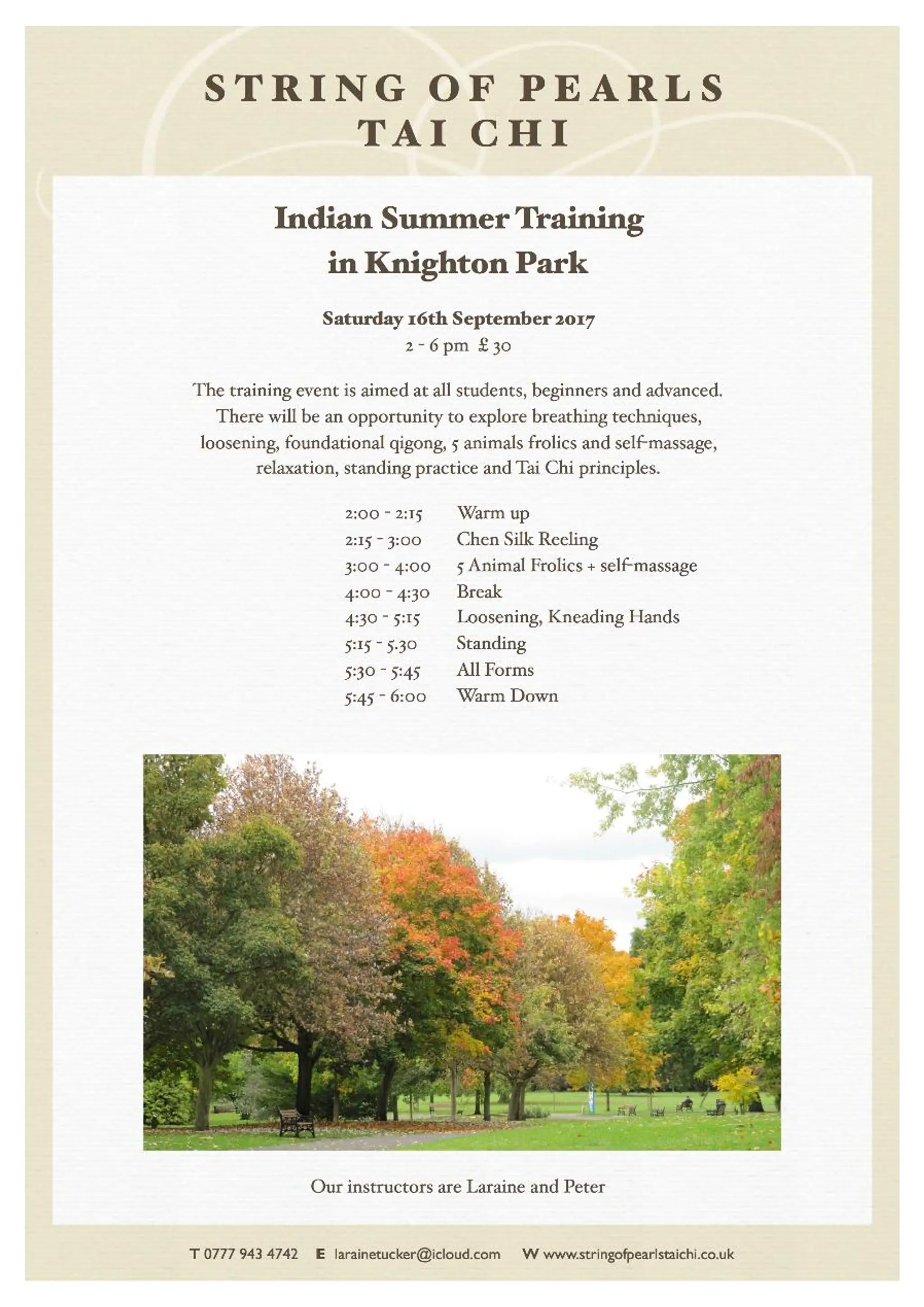 String Of Pearls Tai Chi