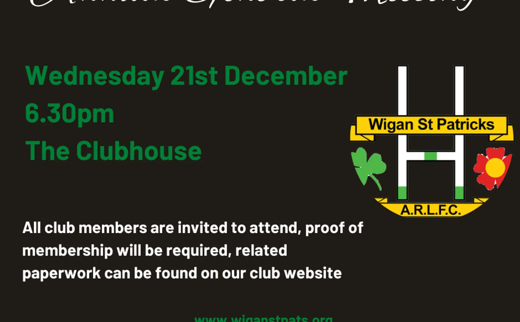 Wigan St Patricks Amateur Rugby League Club