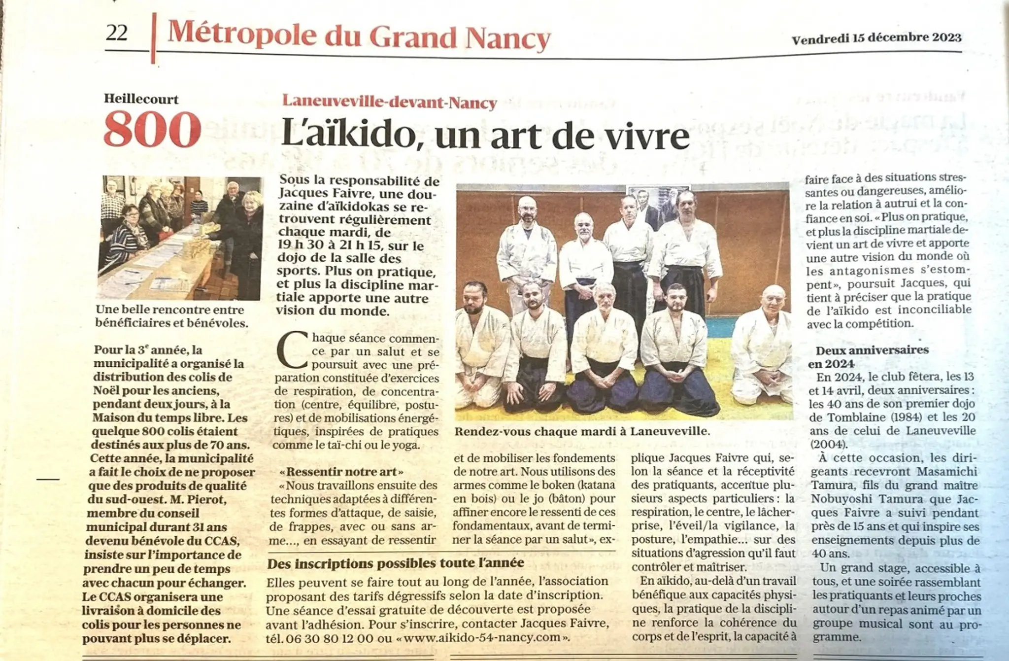 Aikido Traditionnel Ecole Europeenne