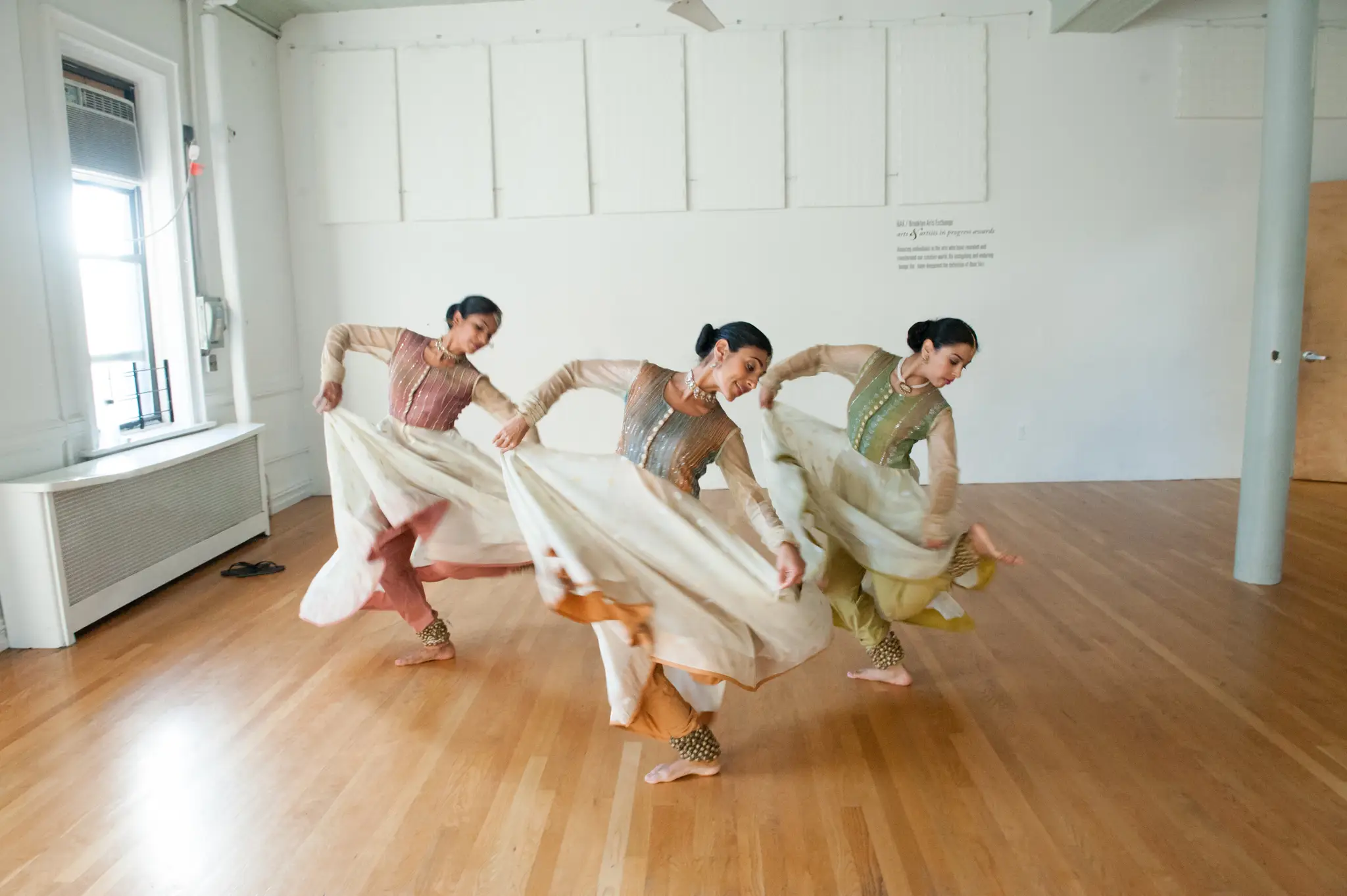 Girls dance class