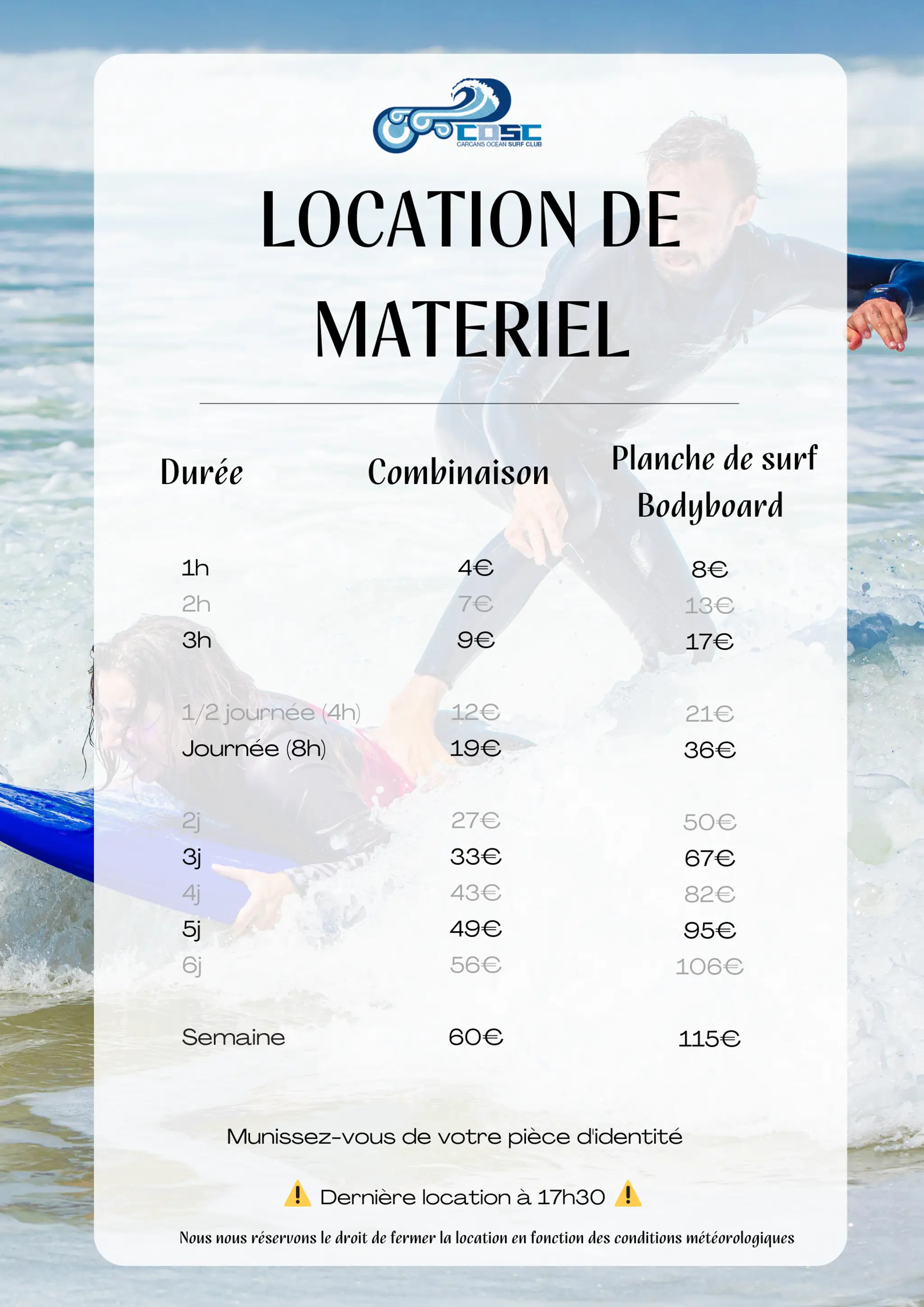 Association Carcans Ocean Surf Club