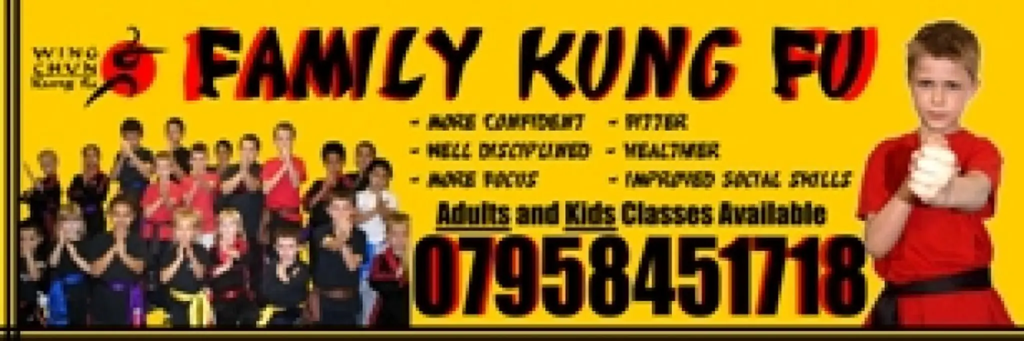 Family Martial Arts Wing Chun Kung Fu