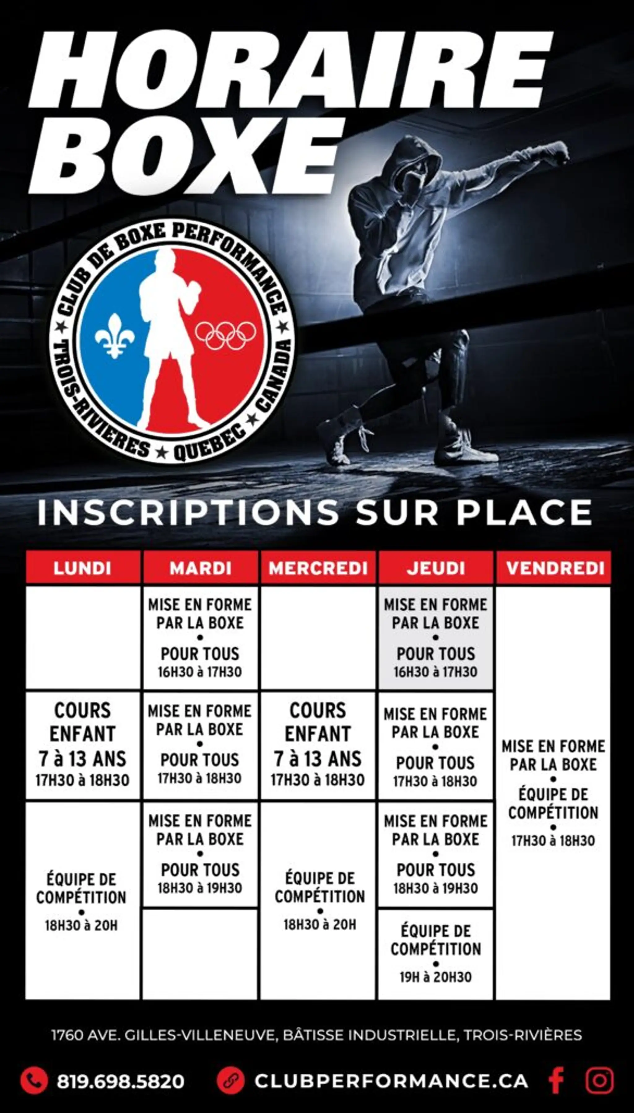 Club De Boxe Performance