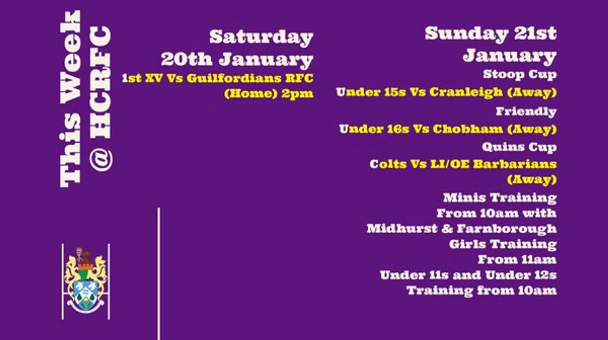 Haslemere Community Rugby Football Club