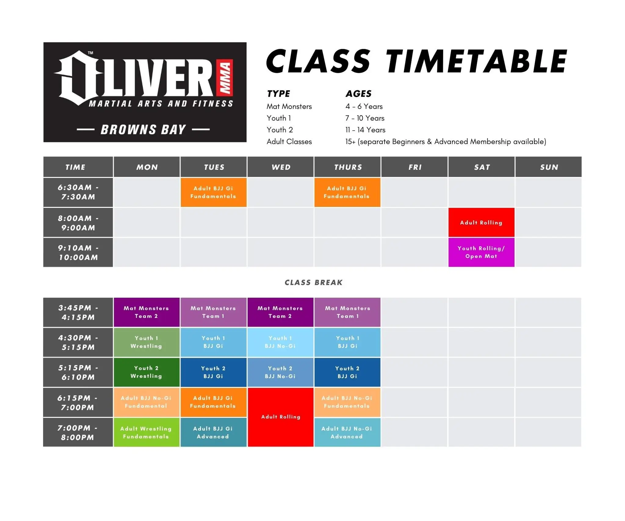 Oliver MMA Browns Bay