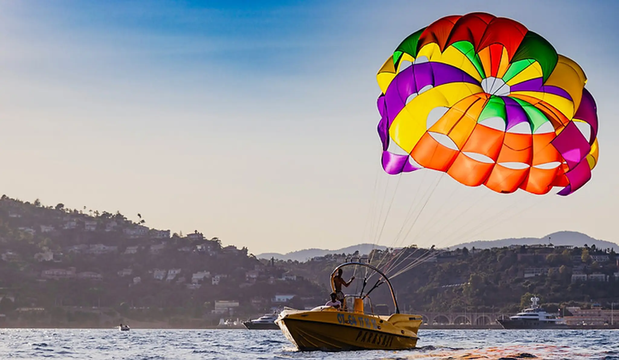 Théoule Island | Parachute ascensionnel | Bouées tractées | Wakeboard | Ski | Paddle Théoule Mandelieu Cannes