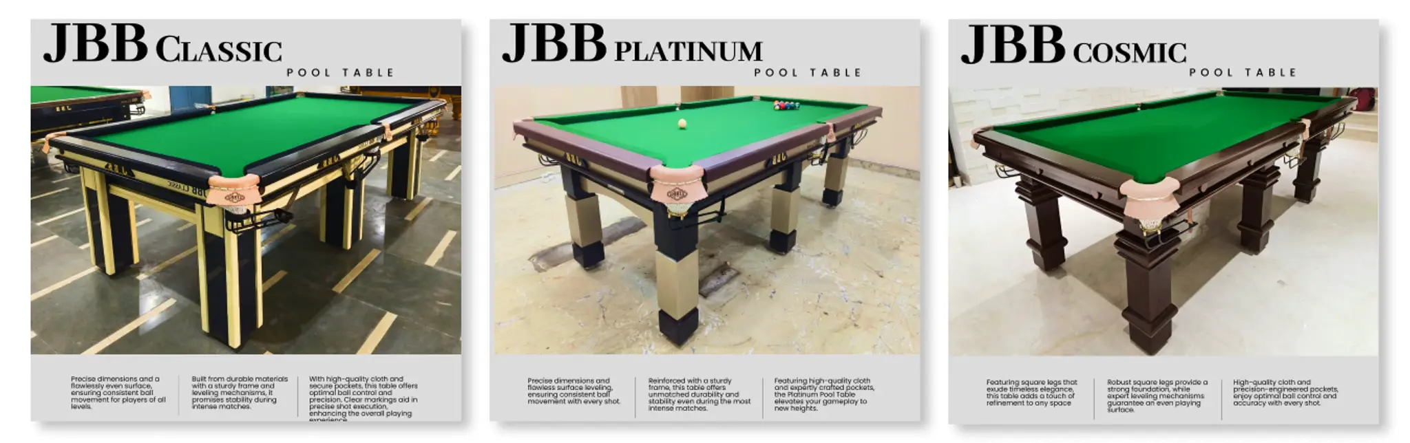 Jai Balaji Billiards - Billiards, Snooker & Pool Tables Manufacturer