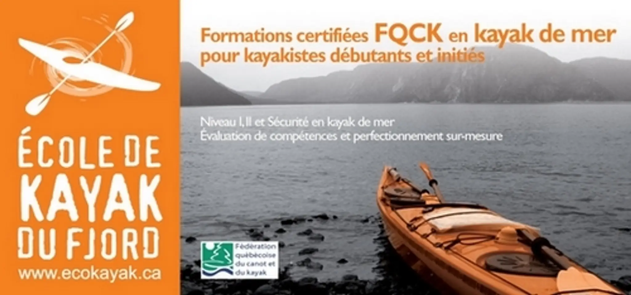 Ecole de kayak du Fjord ECOKAYAK