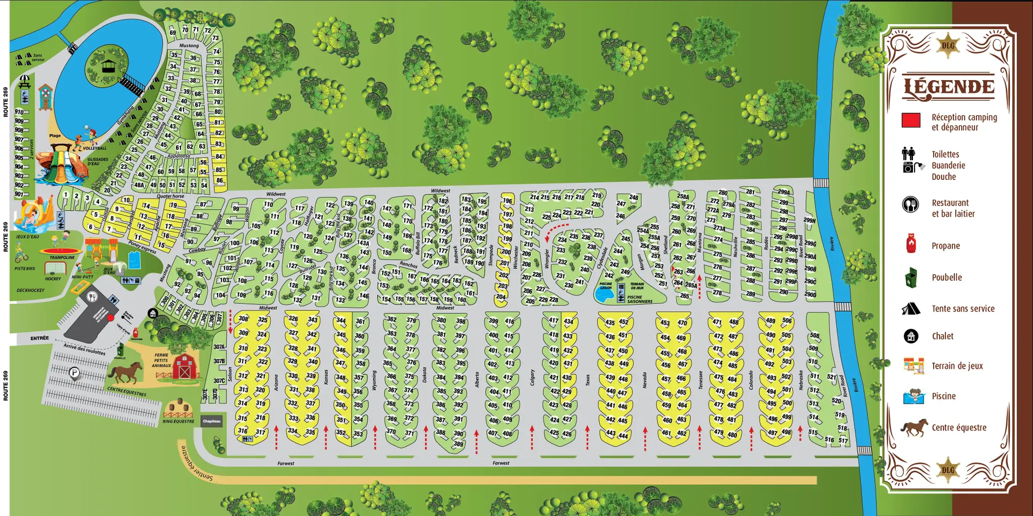 Domaine La Guadeloupe Inc, Camping le Chevalier