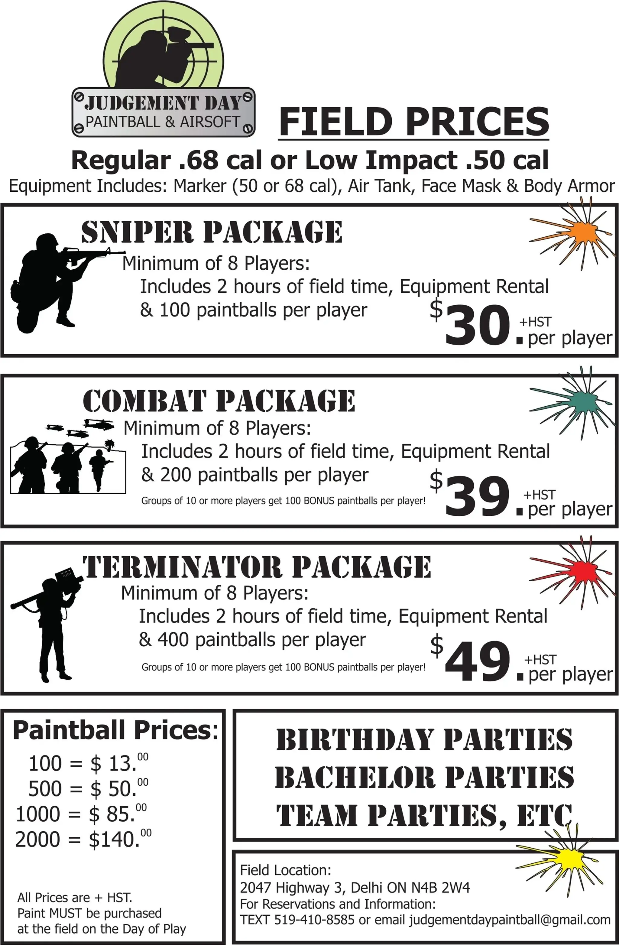 Judgement Day Paintball