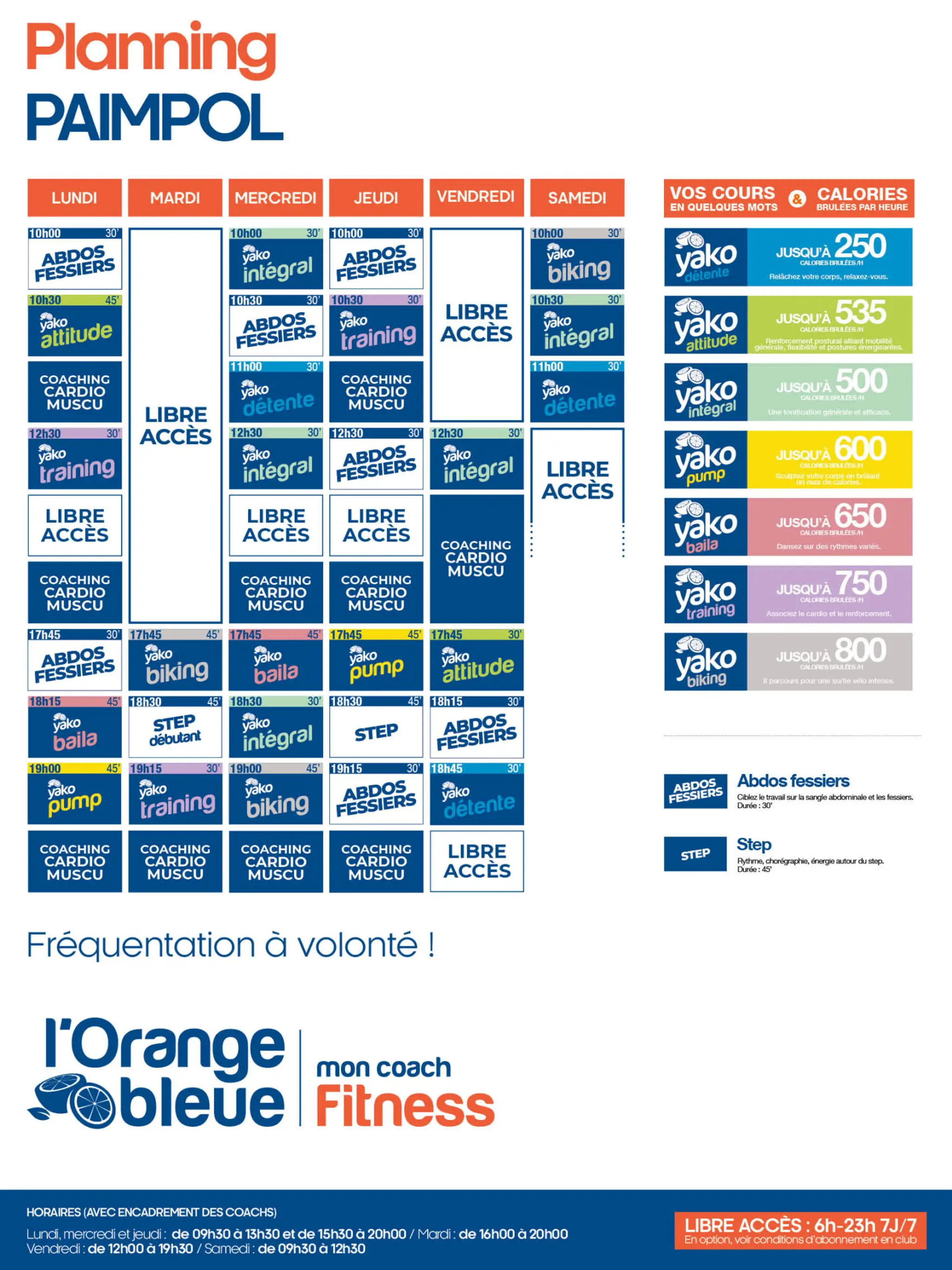 Orange Bleue Room De Sport