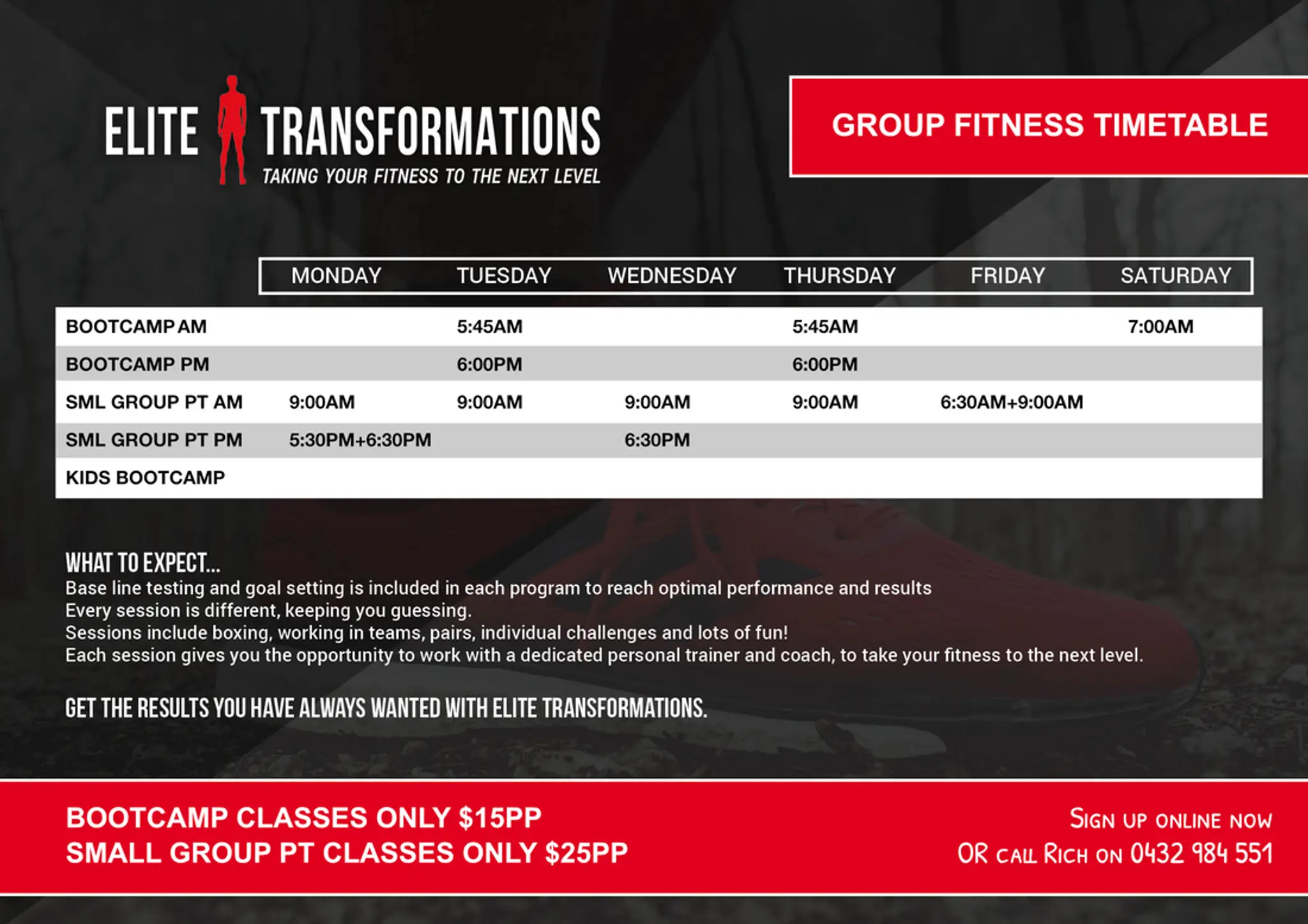 Elite Transformations