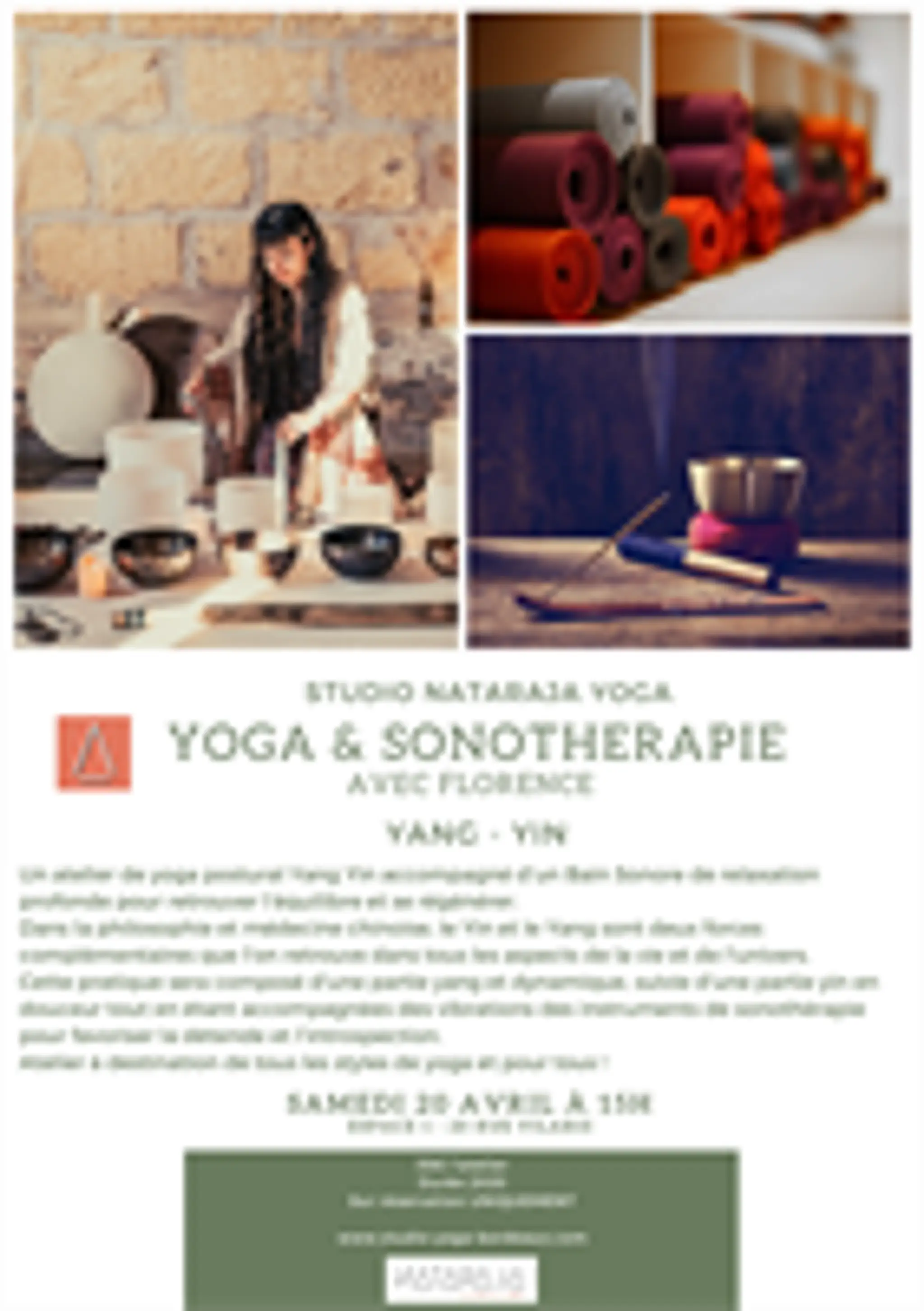 Studio Nataraja Yoga - Espace 1