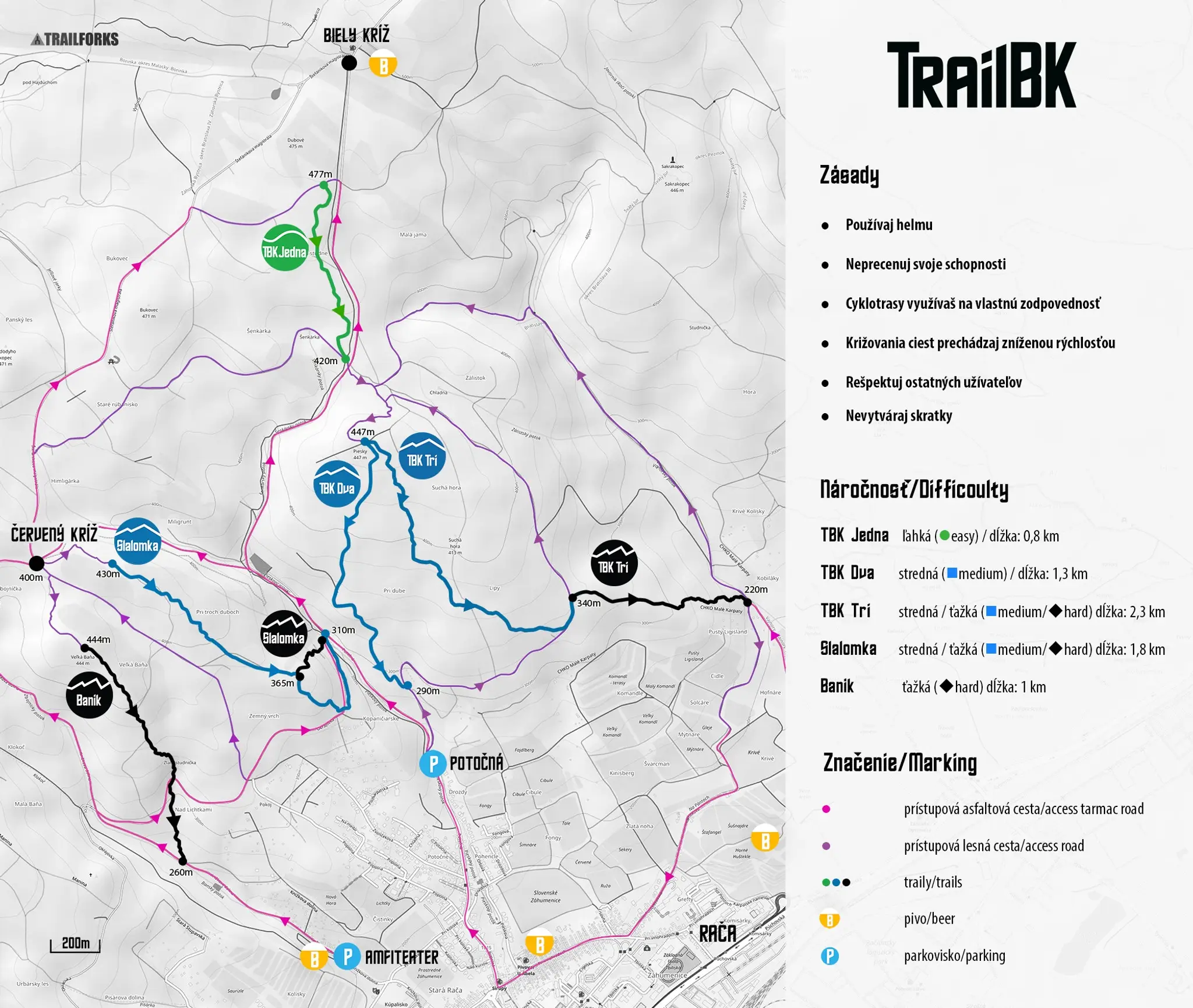 Singletrack Cerová dráha