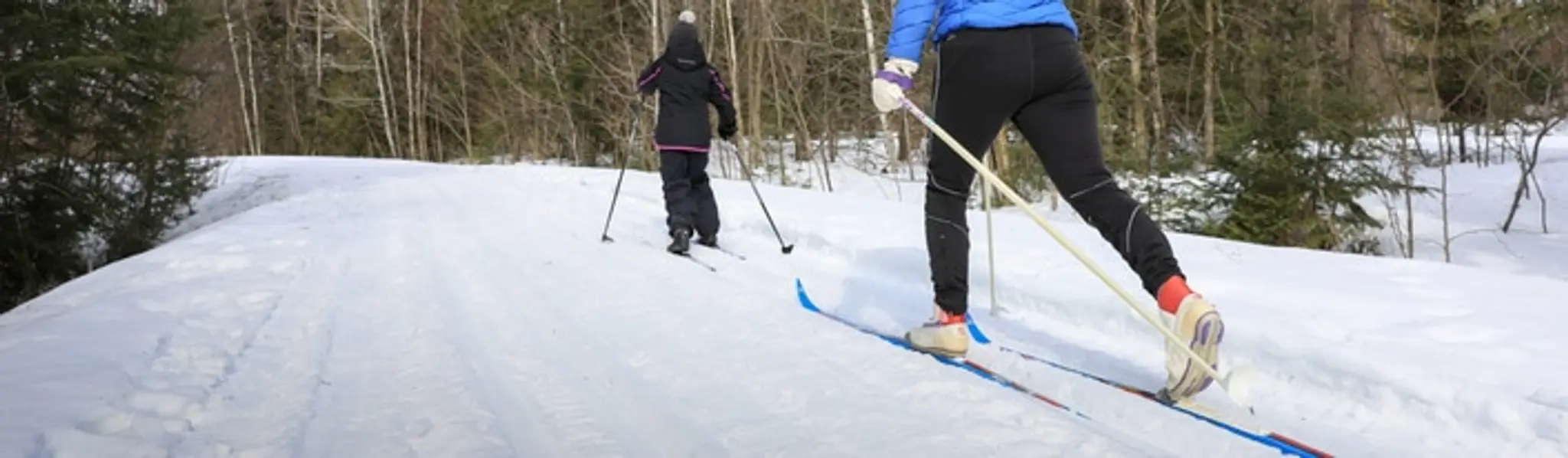 Natural ice rink at Domaine Howard