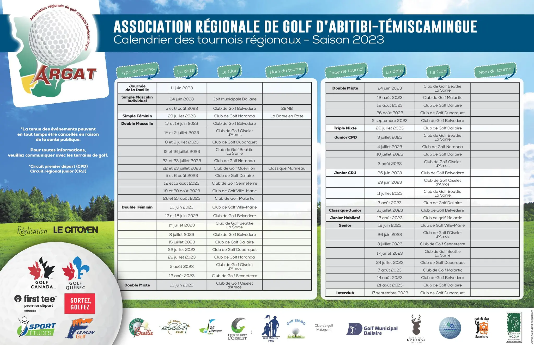 Club de Golf Duparquet