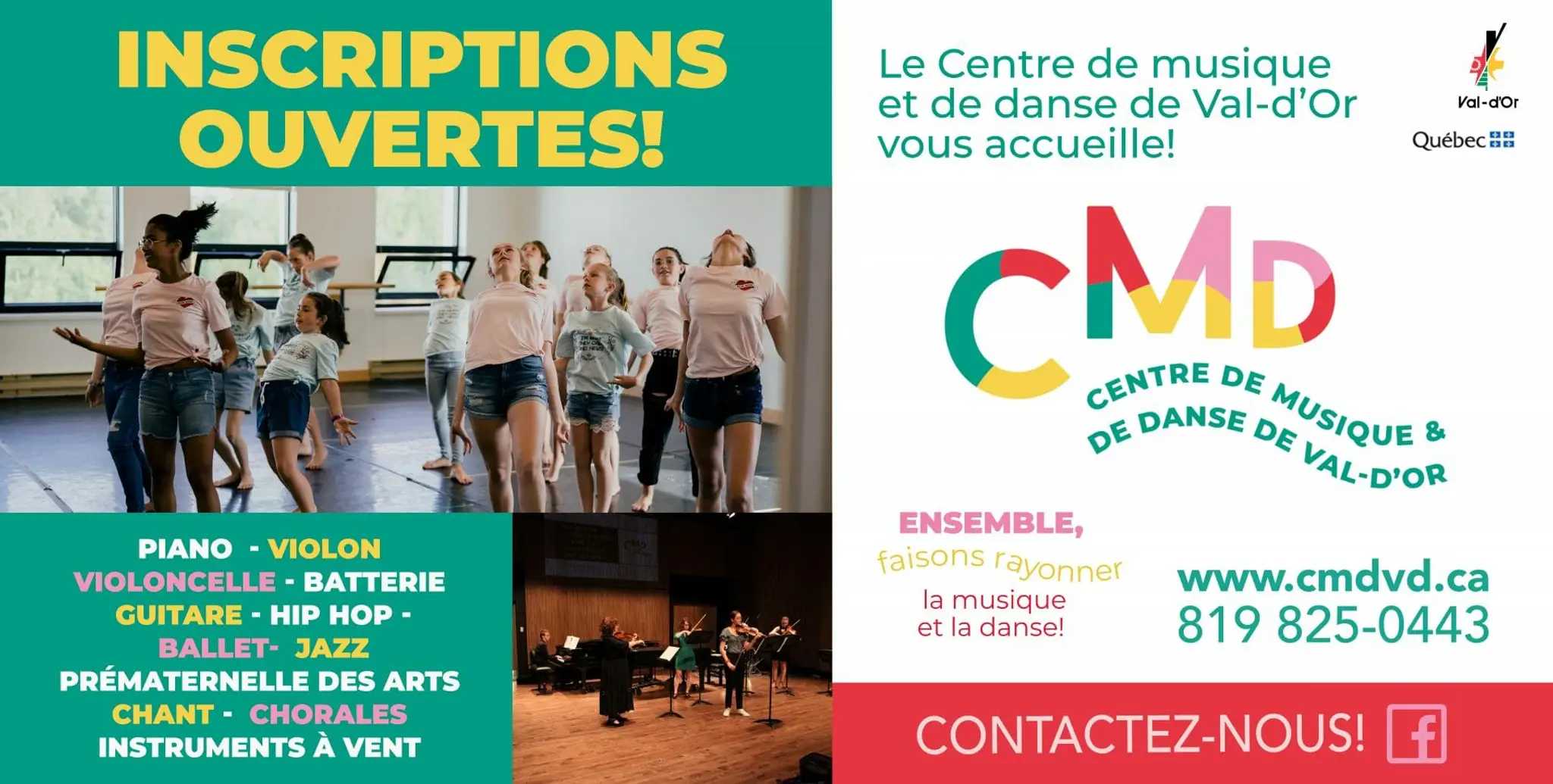 Centre De Musique Et De Danse Inc
