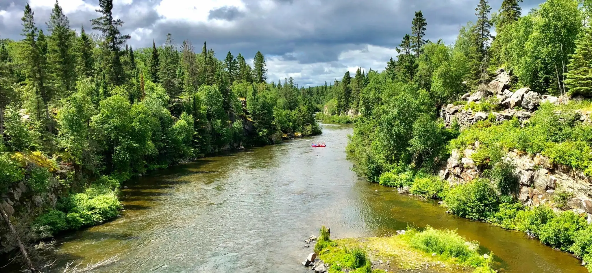 Pinawa Channel Float and Paddle