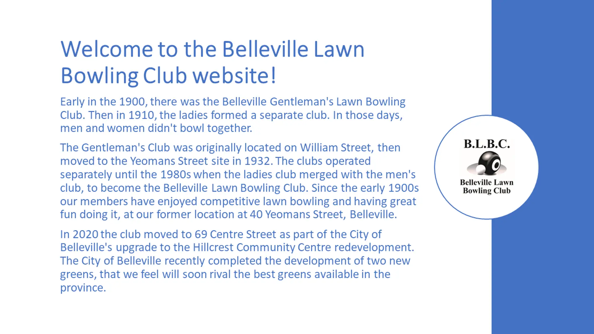 Belleville Lawn Bowling Club