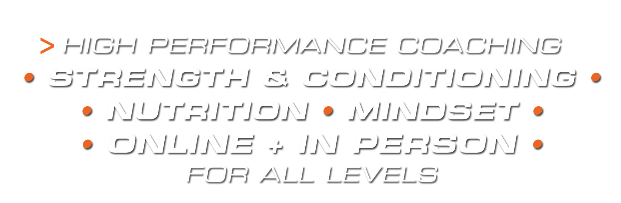 Strong Athlete High Performance Coaching