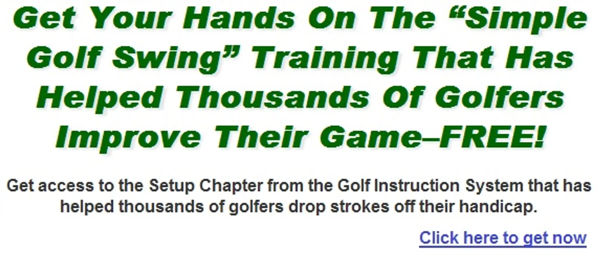 Golfer Tips