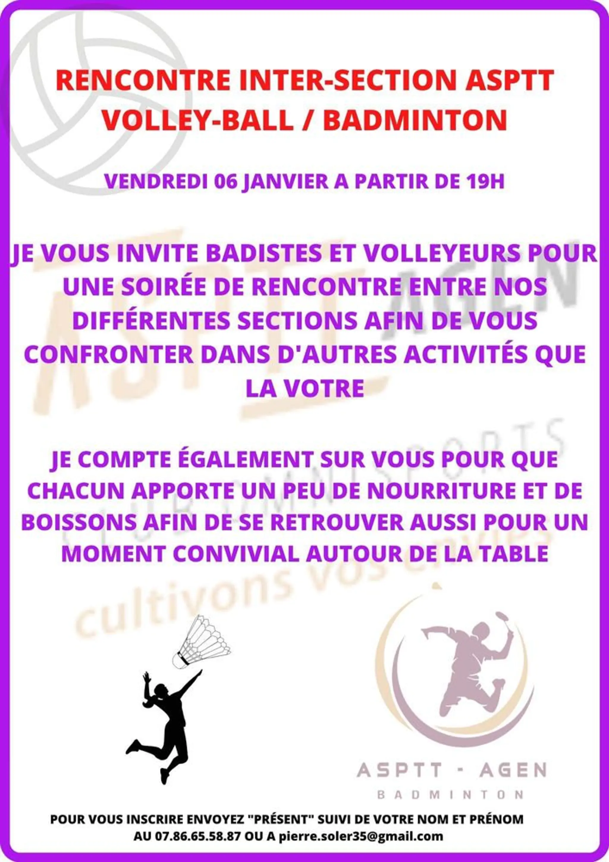 Asptt Agen Badminton