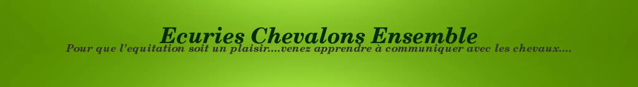 Ecuries Chevalons Ensemble
