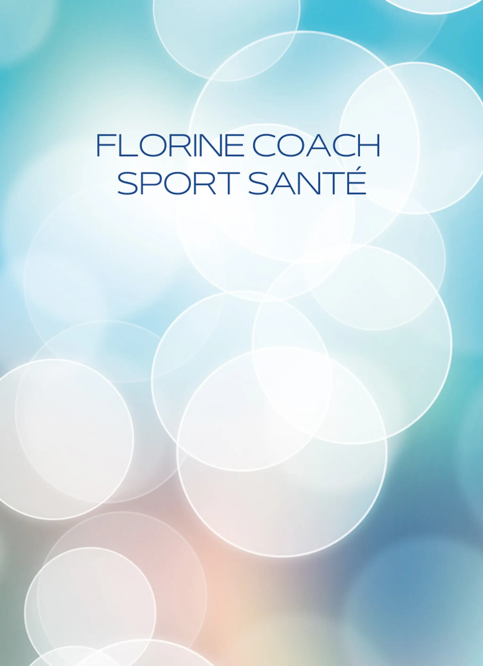Florine coach sport santé