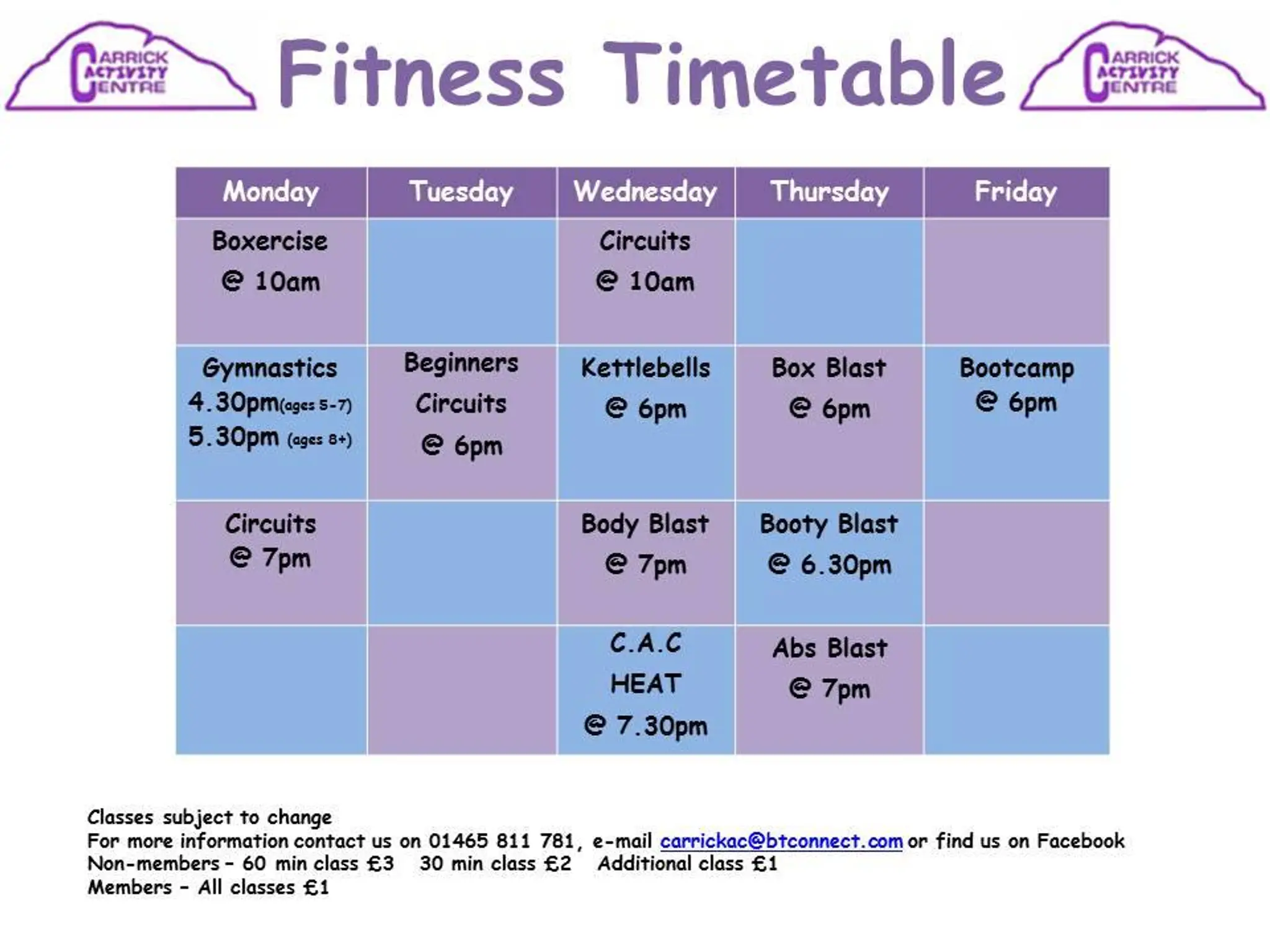 Carrick Activity Centre