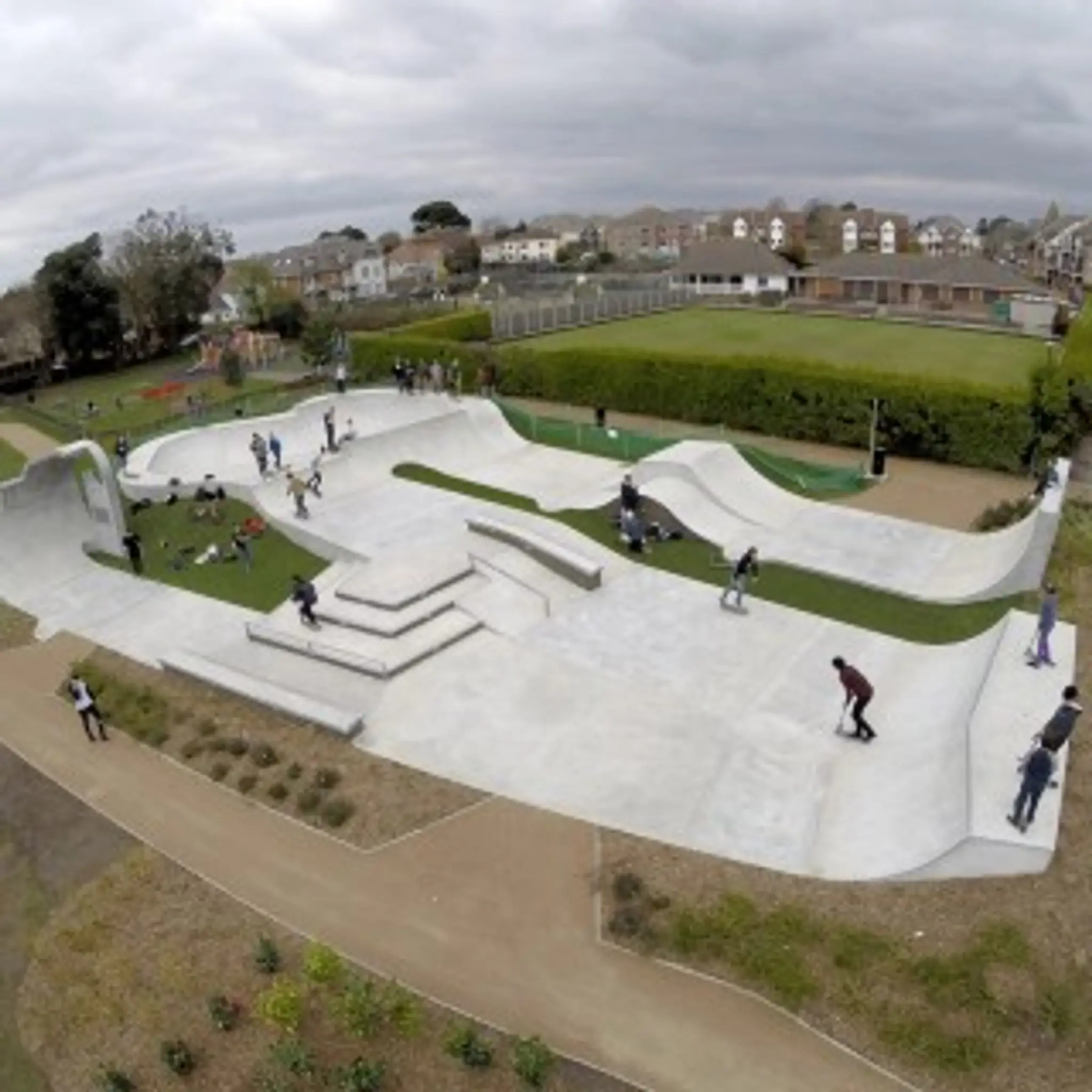 New Milton Skatepark.