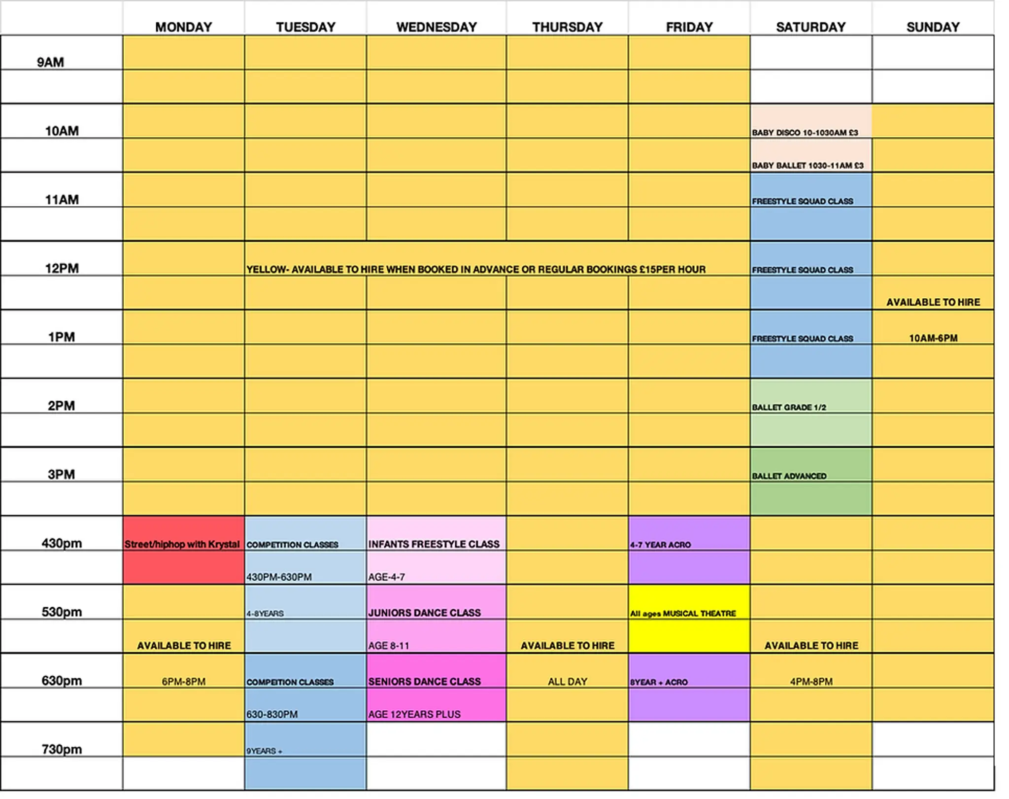 Candis school of dance